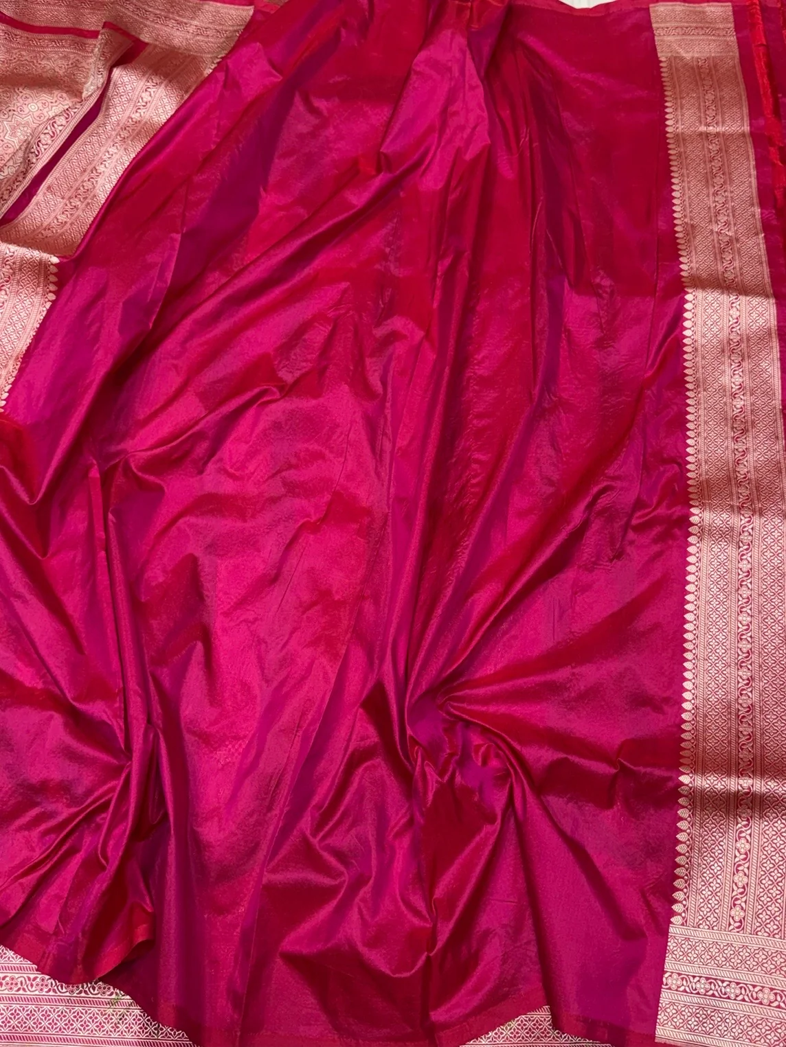 Banarasi Minakari Pure Katan Silk Saree | Pure Silk | Minakari Work | Cutwork Technique | Banarasi Katan Silk Saree - Image 5