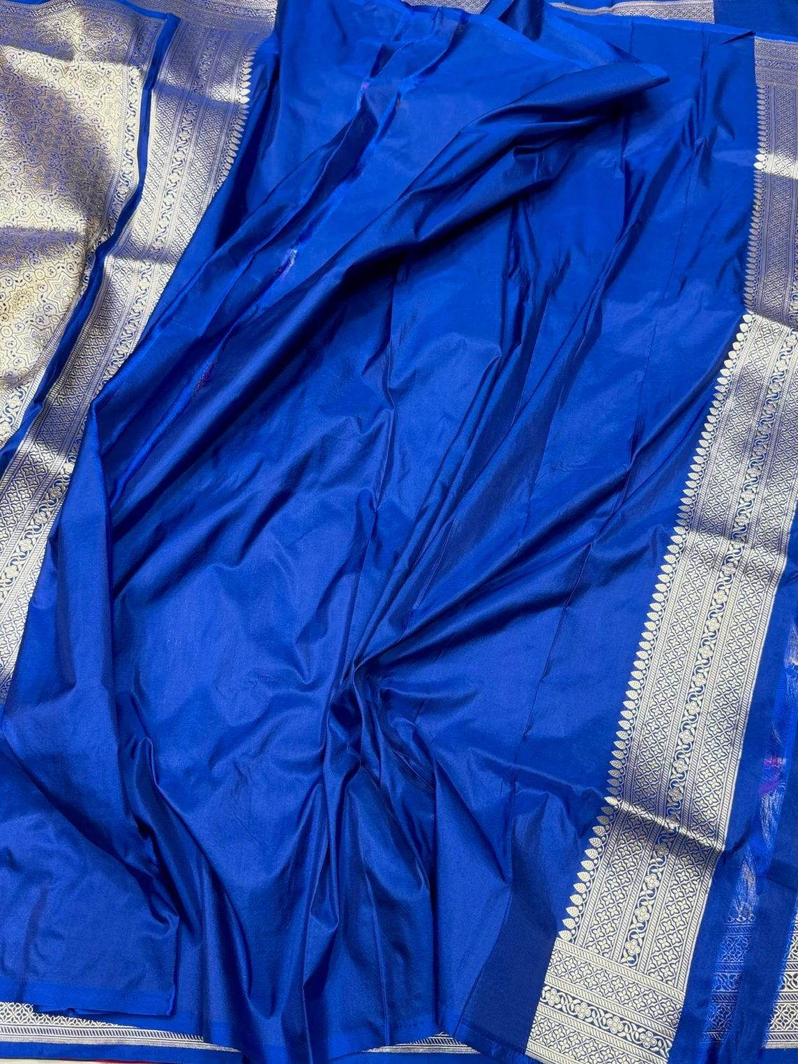 Banarasi Minakari Pure Katan Silk Saree | Pure Silk | Minakari Work | Cutwork Technique | Banarasi Katan Silk Saree - Image 15