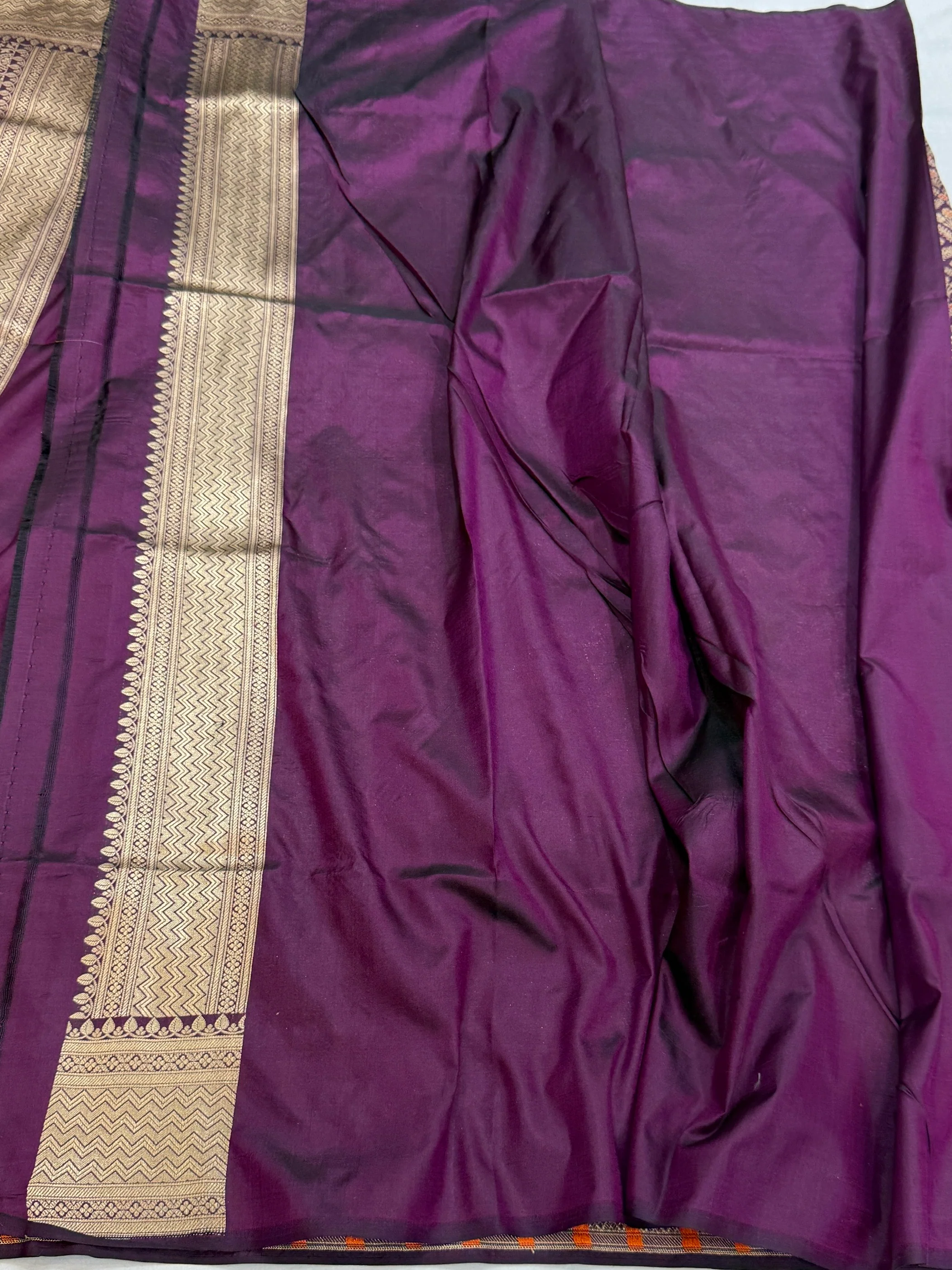 Banarasi Minakari Pure Katan Silk Brocade Saree – Rich Traditional Brocade Weave - Image 8