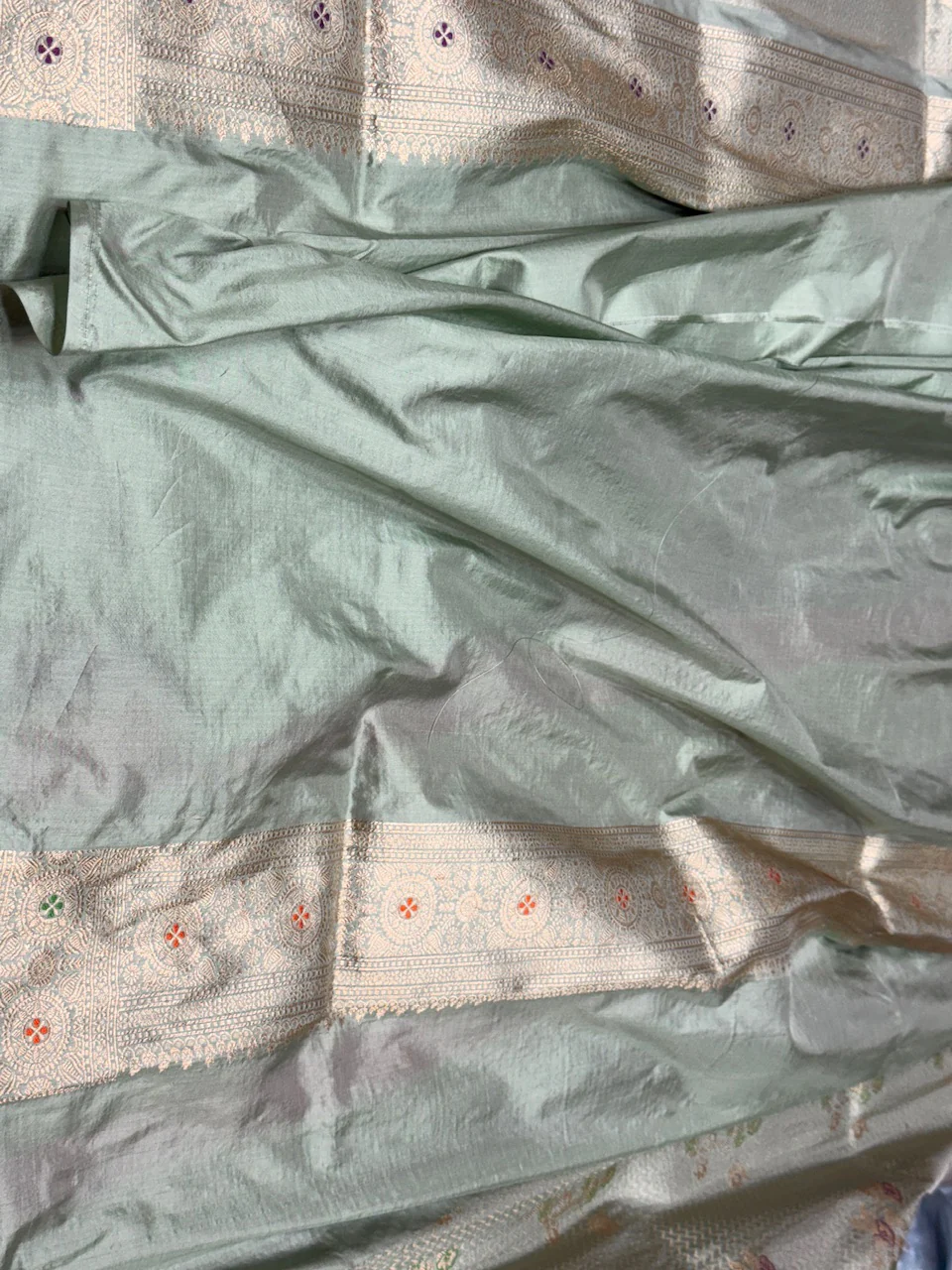 Banarasi Minakari Pure Katan Silk Brocade Saree – Rich Traditional Brocade Weave - Image 2