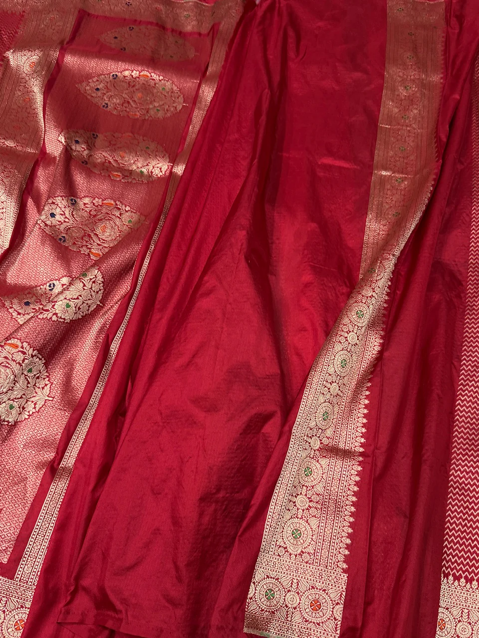 Banarasi Minakari Pure Katan Silk Brocade Saree – Rich Traditional Brocade Weave - Image 4