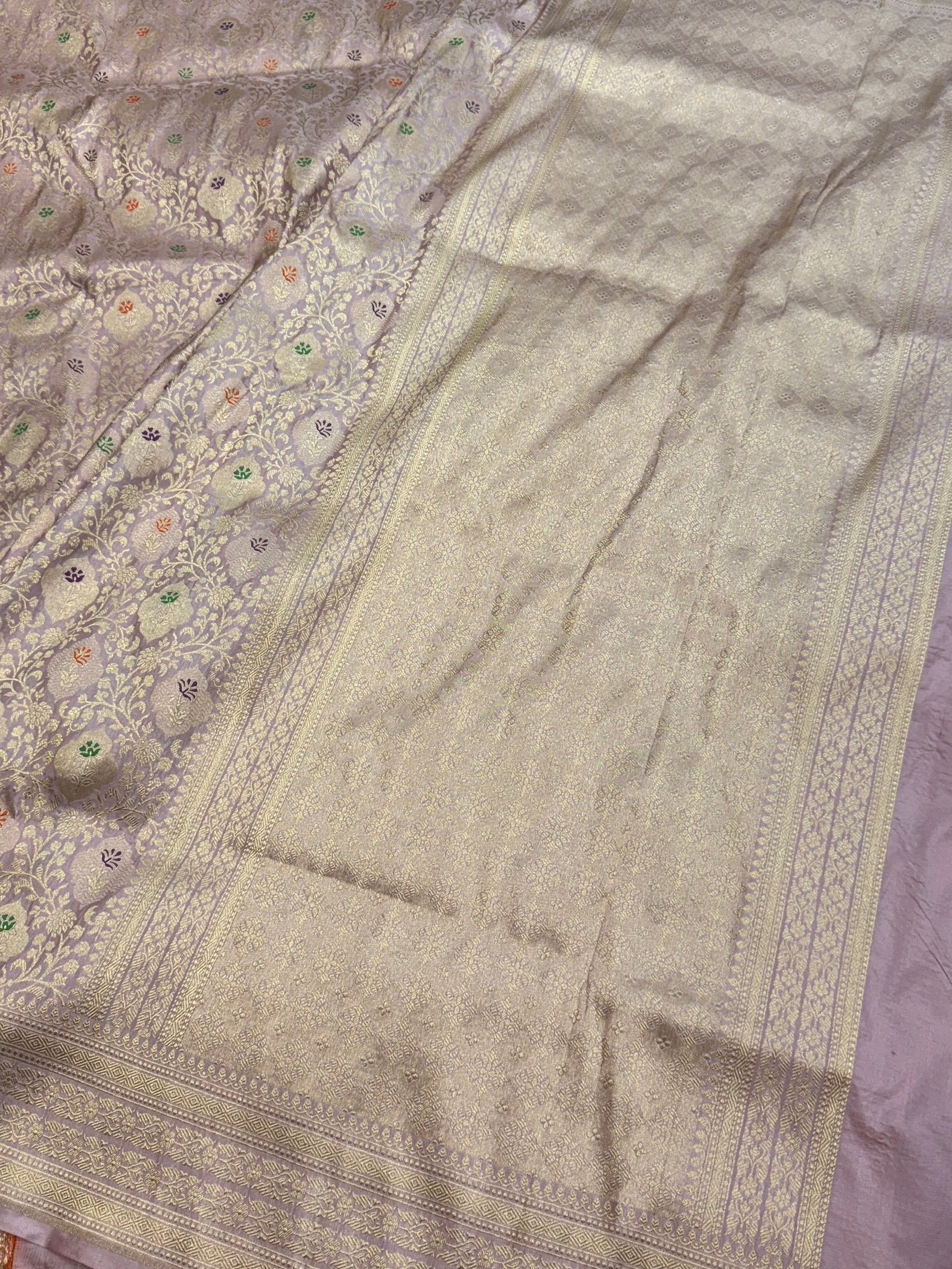 Banarasi Minakari Pure Katan Silk Brocade Saree – Rich Traditional Brocade Weave - Image 6