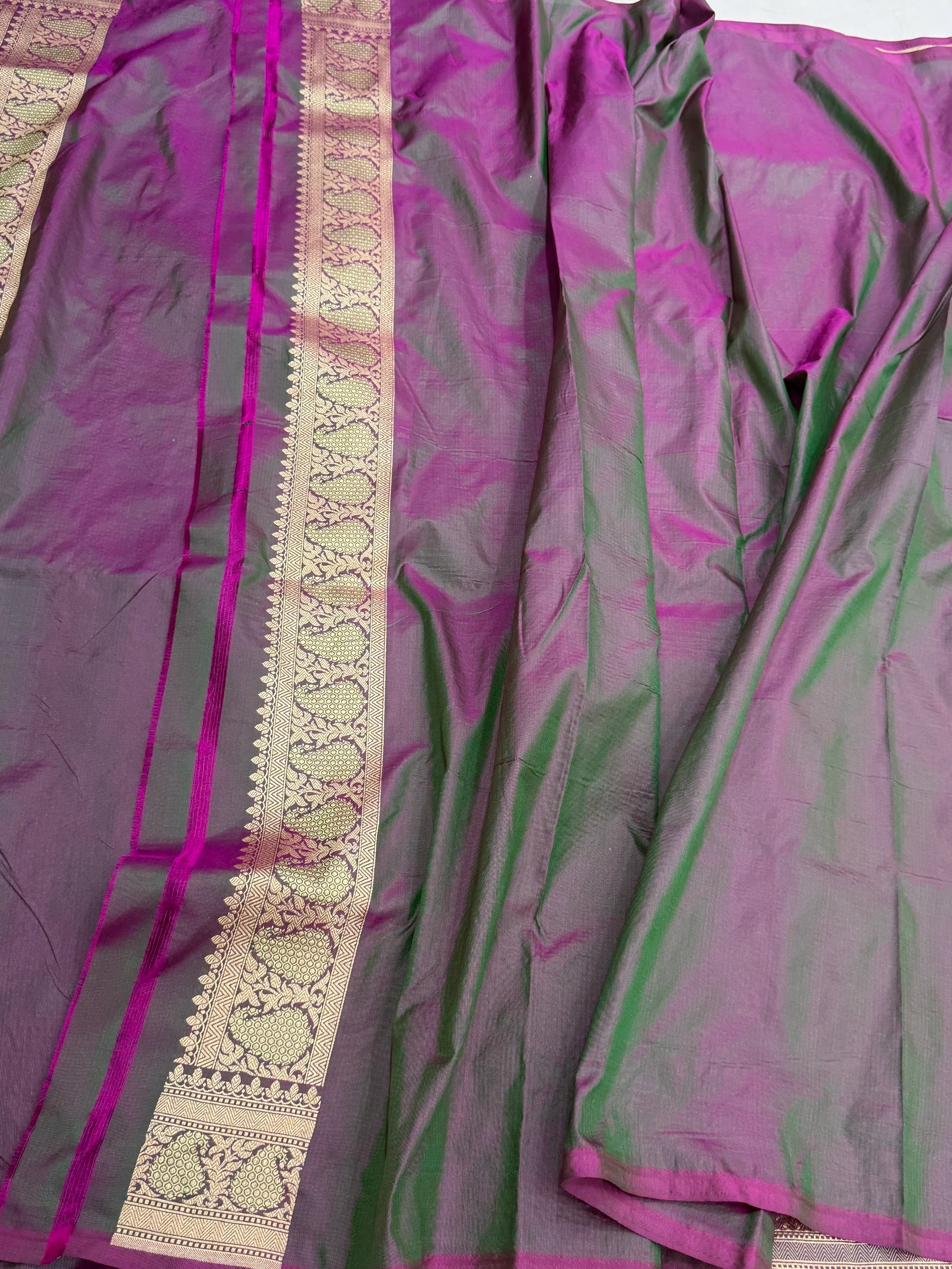 Banarasi Minakari Pure Silk Brocade Saree – Katan Silk with Intricate Minakari & Rich Brocade Weave - Image 5
