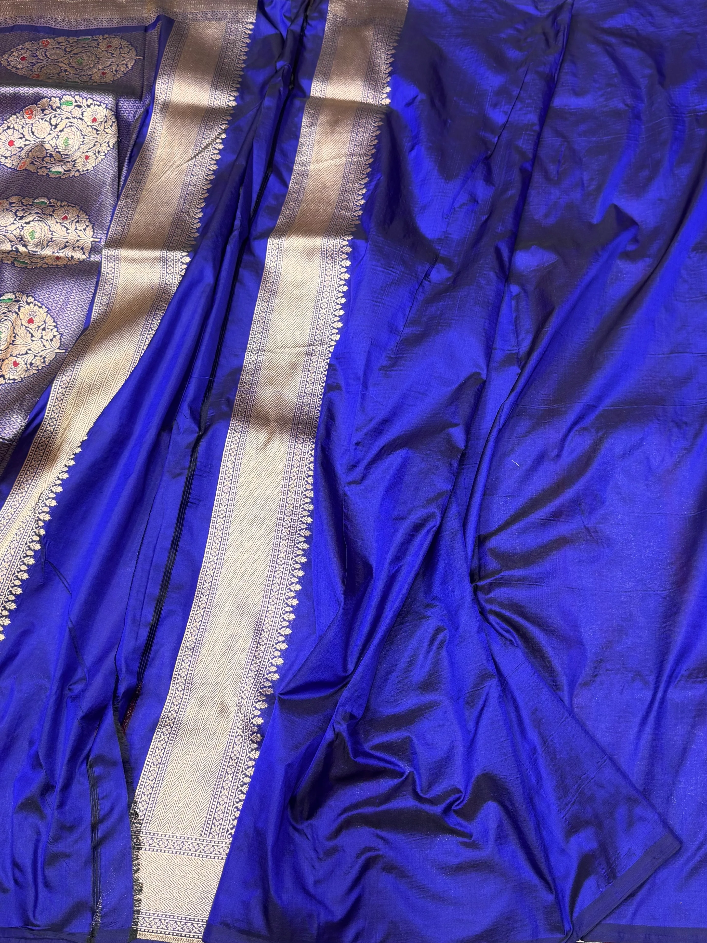 Banarasi Minakari Pure Silk Brocade Saree – Katan Silk with Intricate Minakari & Rich Brocade Weave - Image 2