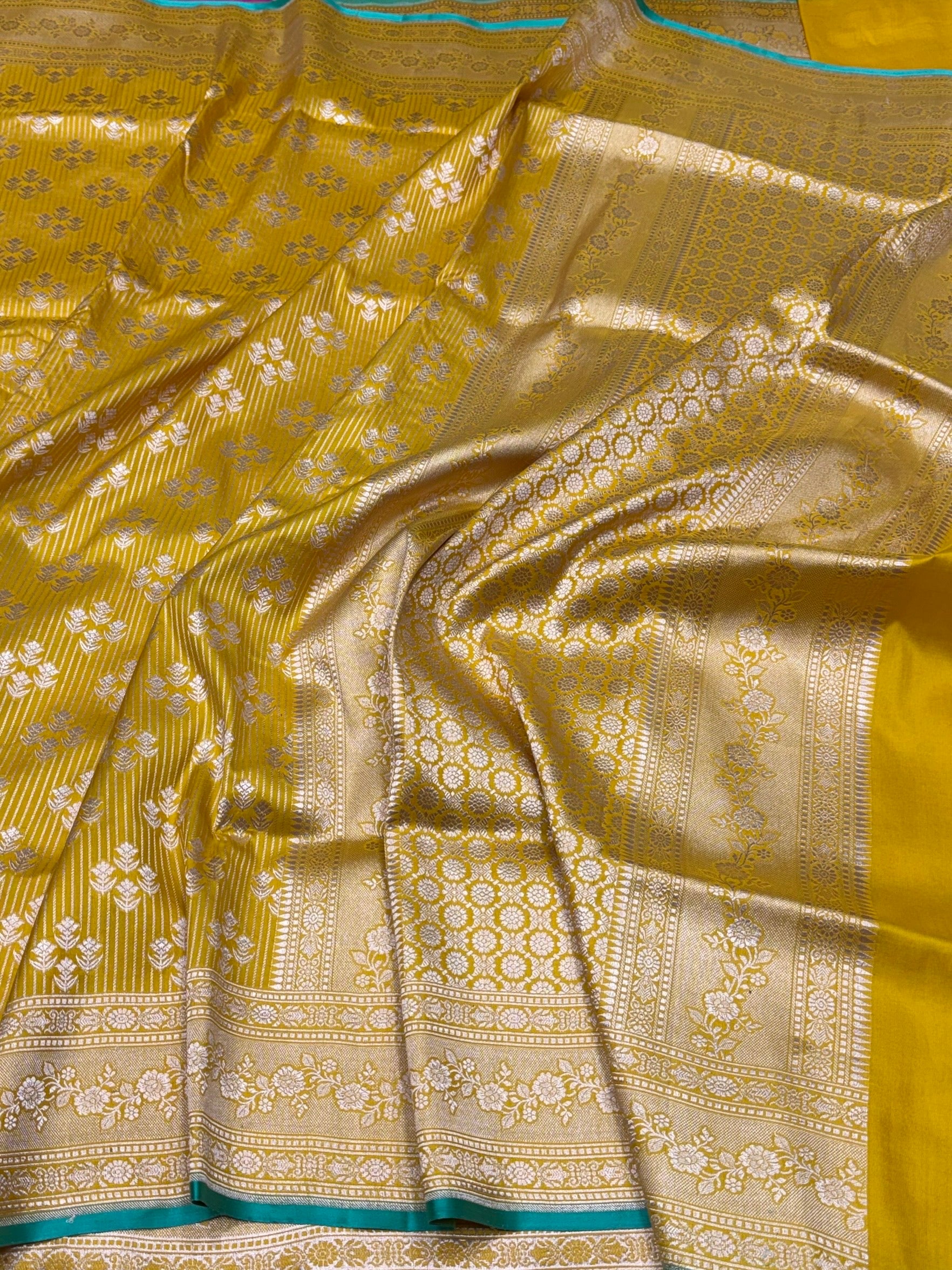 Banarasi Pure Katan Silk Saree | Pure Silk | Cutwork Technique | Banarasi Katan Silk Saree - Image 2