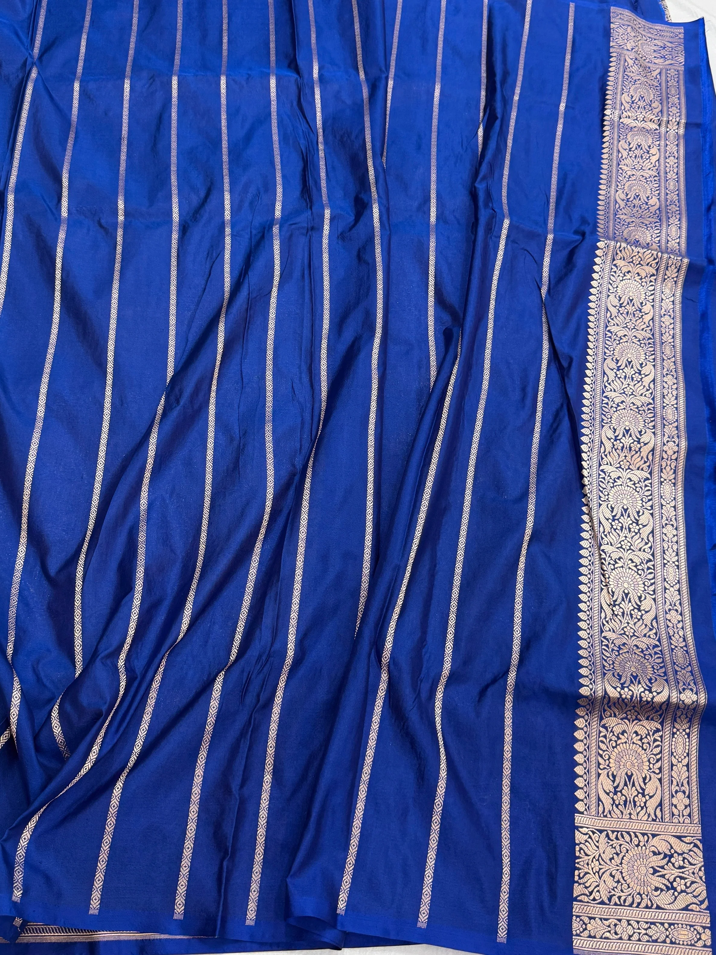 Banarasi Pure Katan Silk Saree | Pure Silk | Cutwork Technique | Banarasi Katan Silk Saree - Image 11