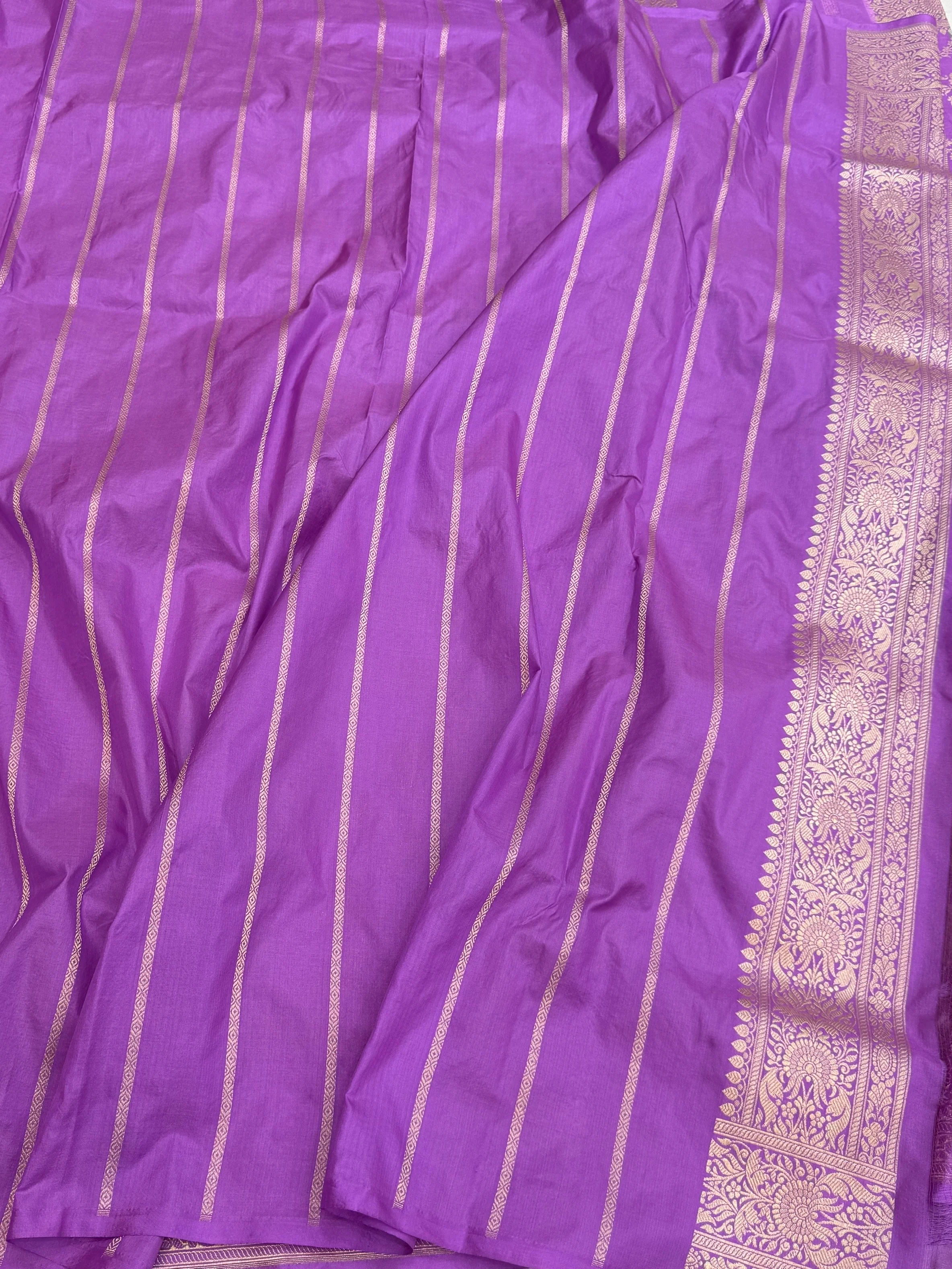 Banarasi Pure Katan Silk Saree | Pure Silk | Cutwork Technique | Banarasi Katan Silk Saree - Image 14