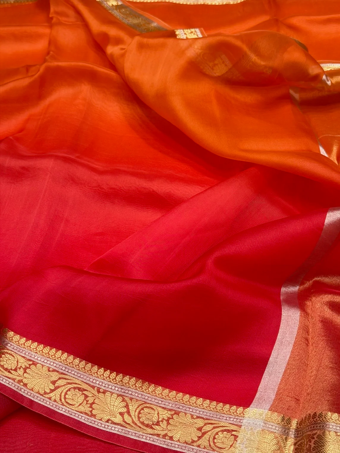 Banarasi Pure Organza Silk Saree - Image 6