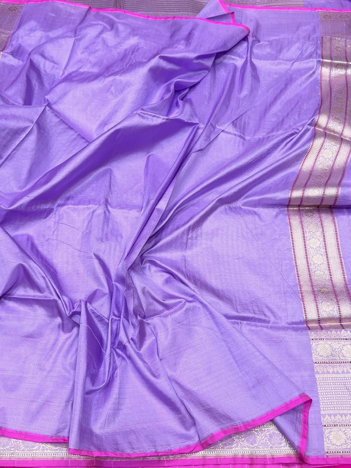 Banarasi Pure Katan Silk Saree | Pure Silk | Cutwork Technique | Banarasi Katan Silk Saree - Image 10