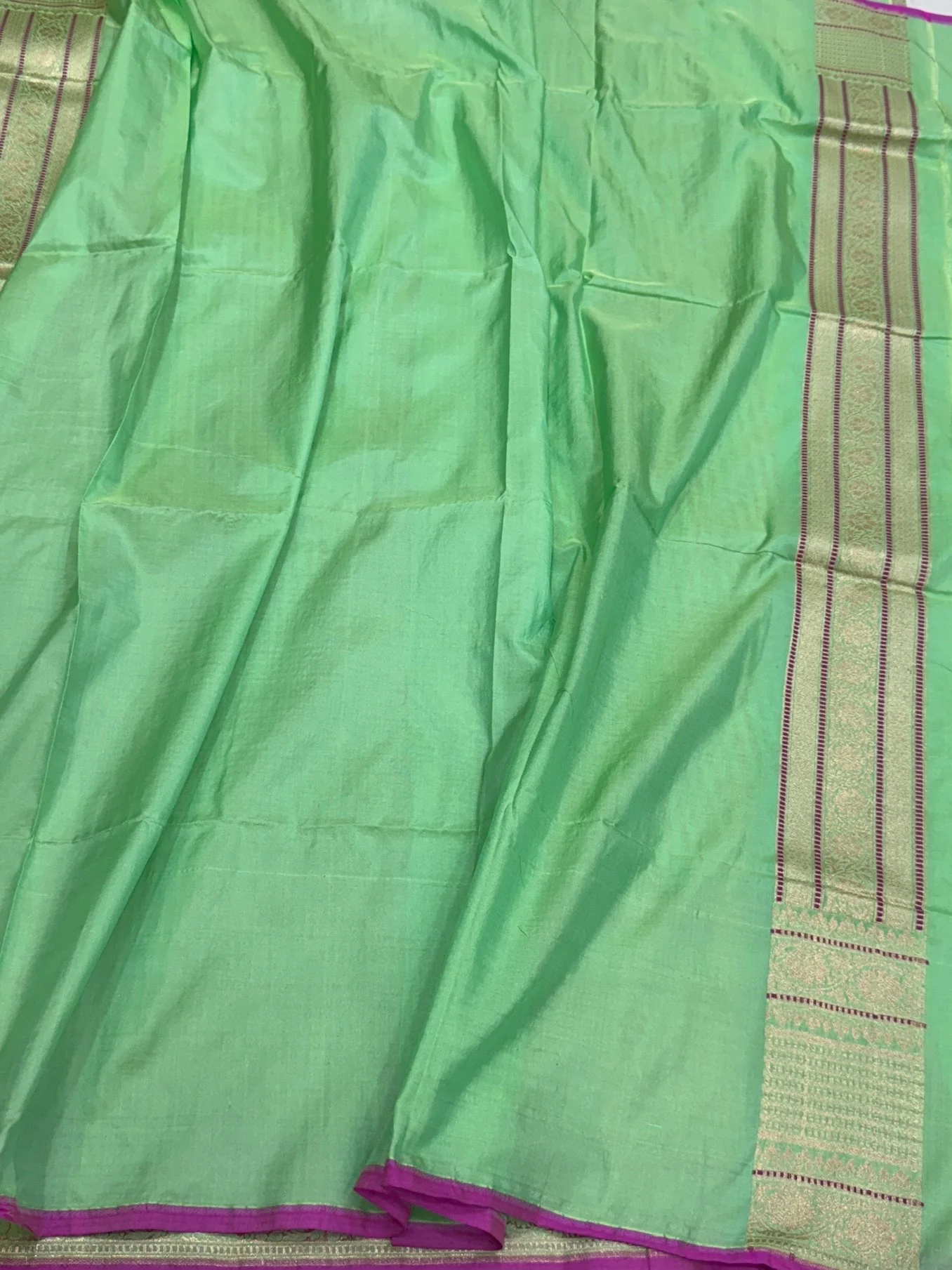 Banarasi Pure Katan Silk Saree | Pure Silk | Cutwork Technique | Banarasi Katan Silk Saree - Image 13