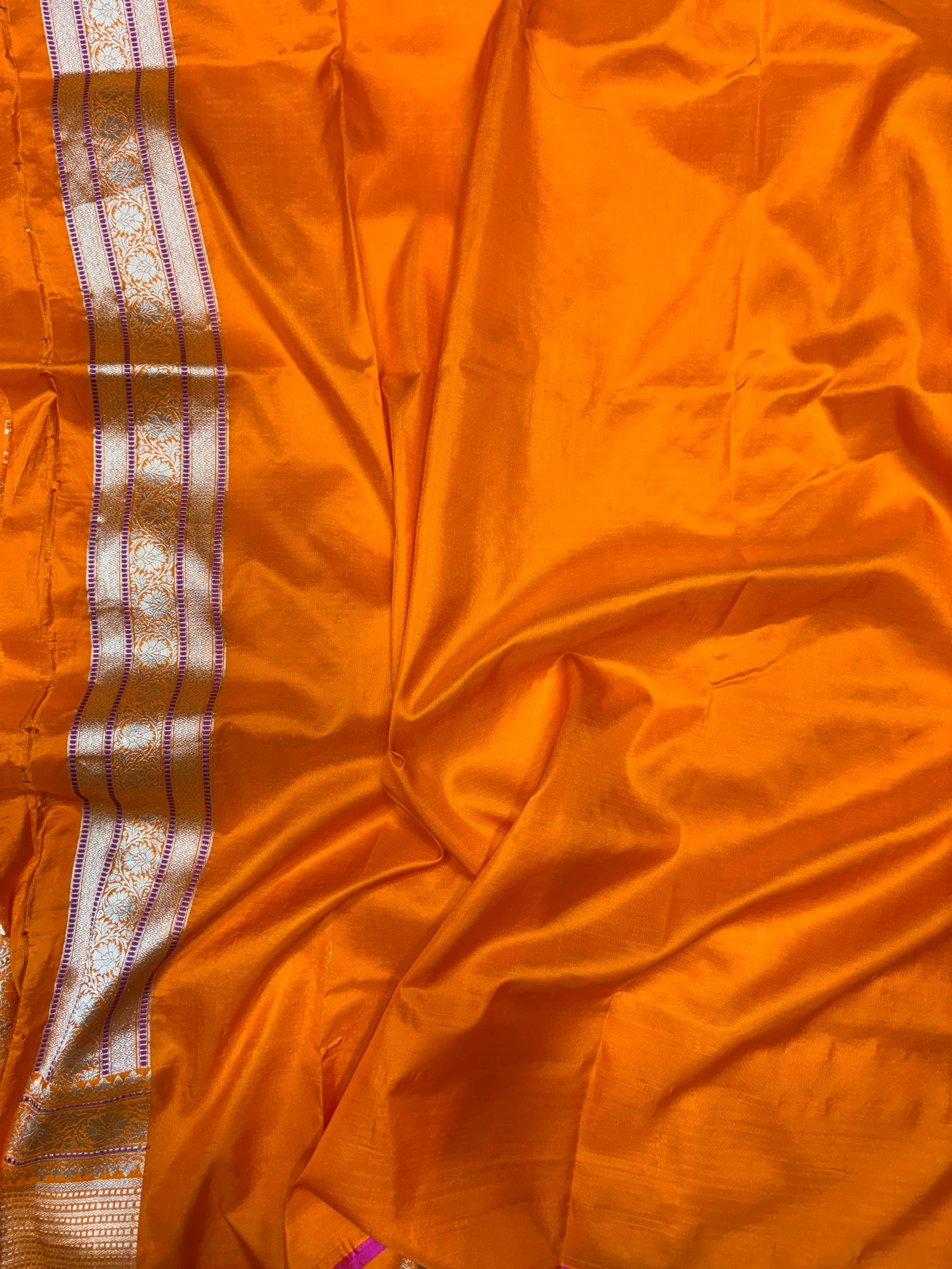 Banarasi Pure Katan Silk Saree | Pure Silk | Cutwork Technique | Banarasi Katan Silk Saree - Image 18
