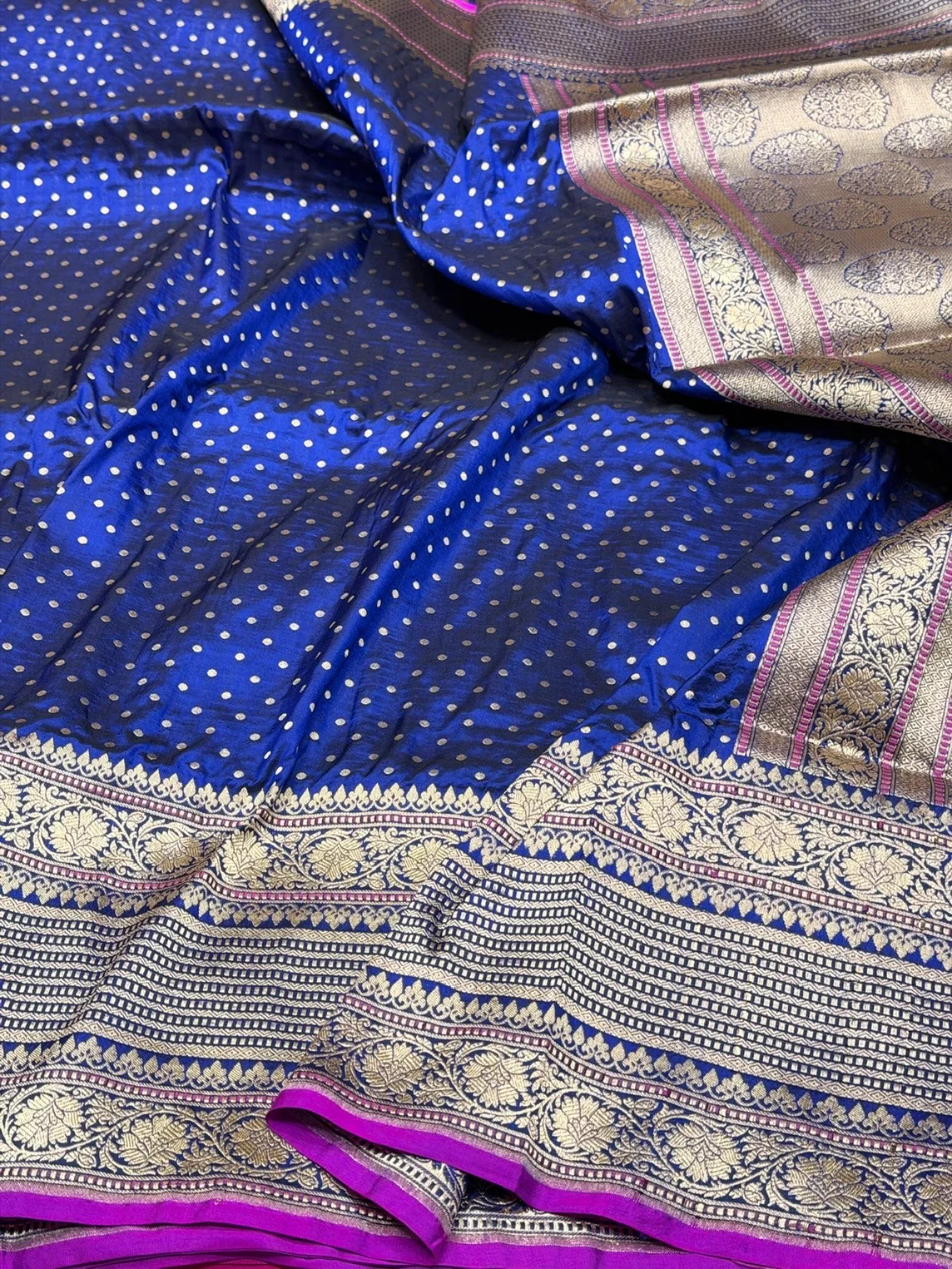 Banarasi Pure Katan Silk Saree | Pure Silk | Cutwork Technique | Banarasi Katan Silk Saree - Image 6