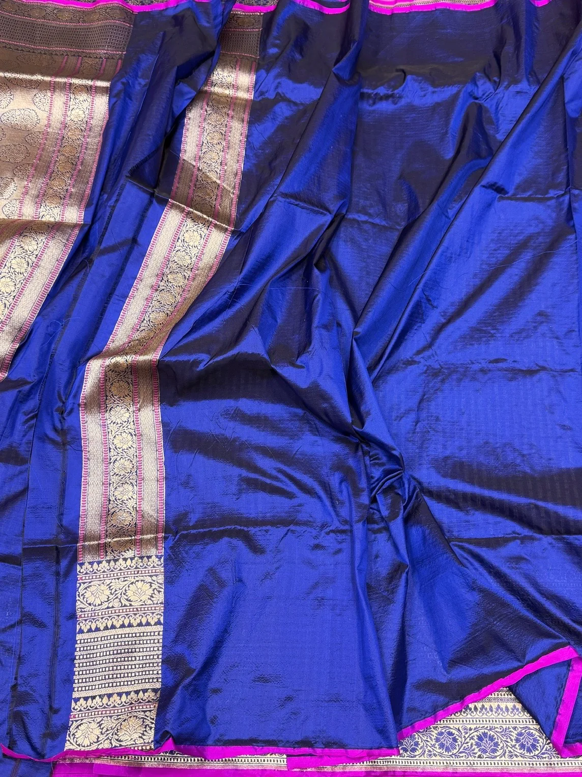 Banarasi Pure Katan Silk Saree | Pure Silk | Cutwork Technique | Banarasi Katan Silk Saree - Image 7