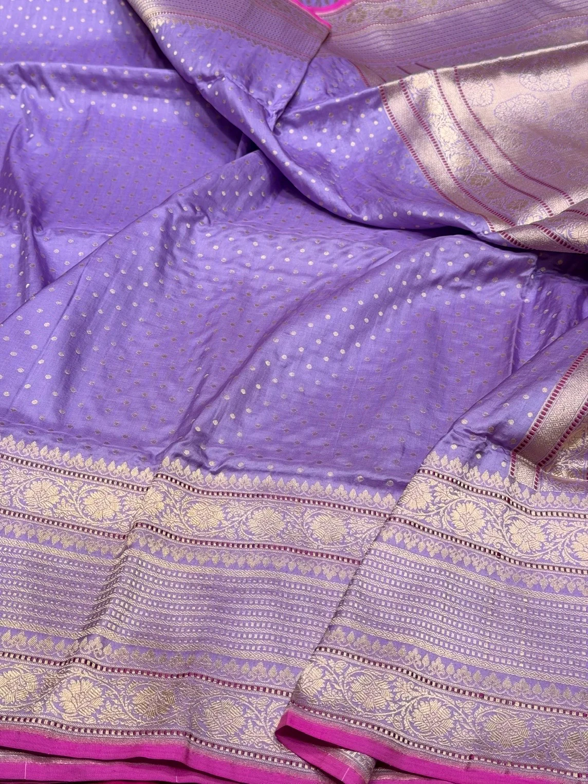 Banarasi Pure Katan Silk Saree | Pure Silk | Cutwork Technique | Banarasi Katan Silk Saree - Image 9