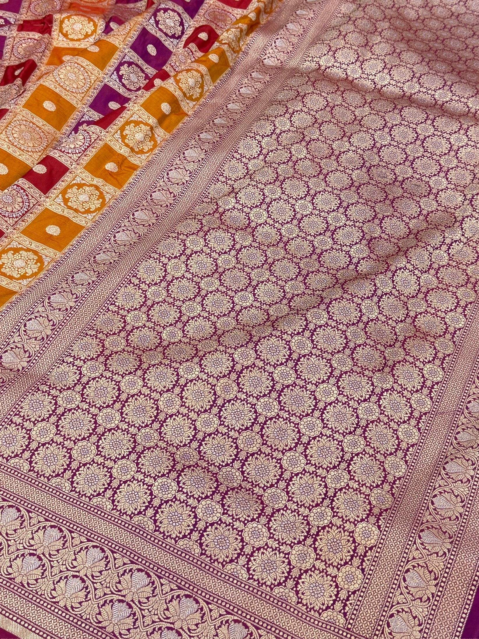 Banarasi Rangkaat Sona Rupa Pure Silk Saree - Image 3