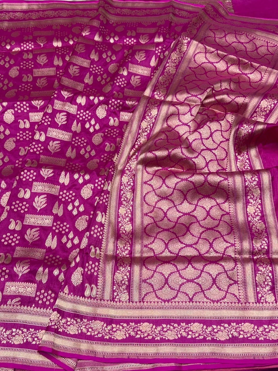 Banarasi Pure Katan Silk Saree | Pure Silk | Cutwork Technique | Banarasi Katan Silk Saree - Image 24