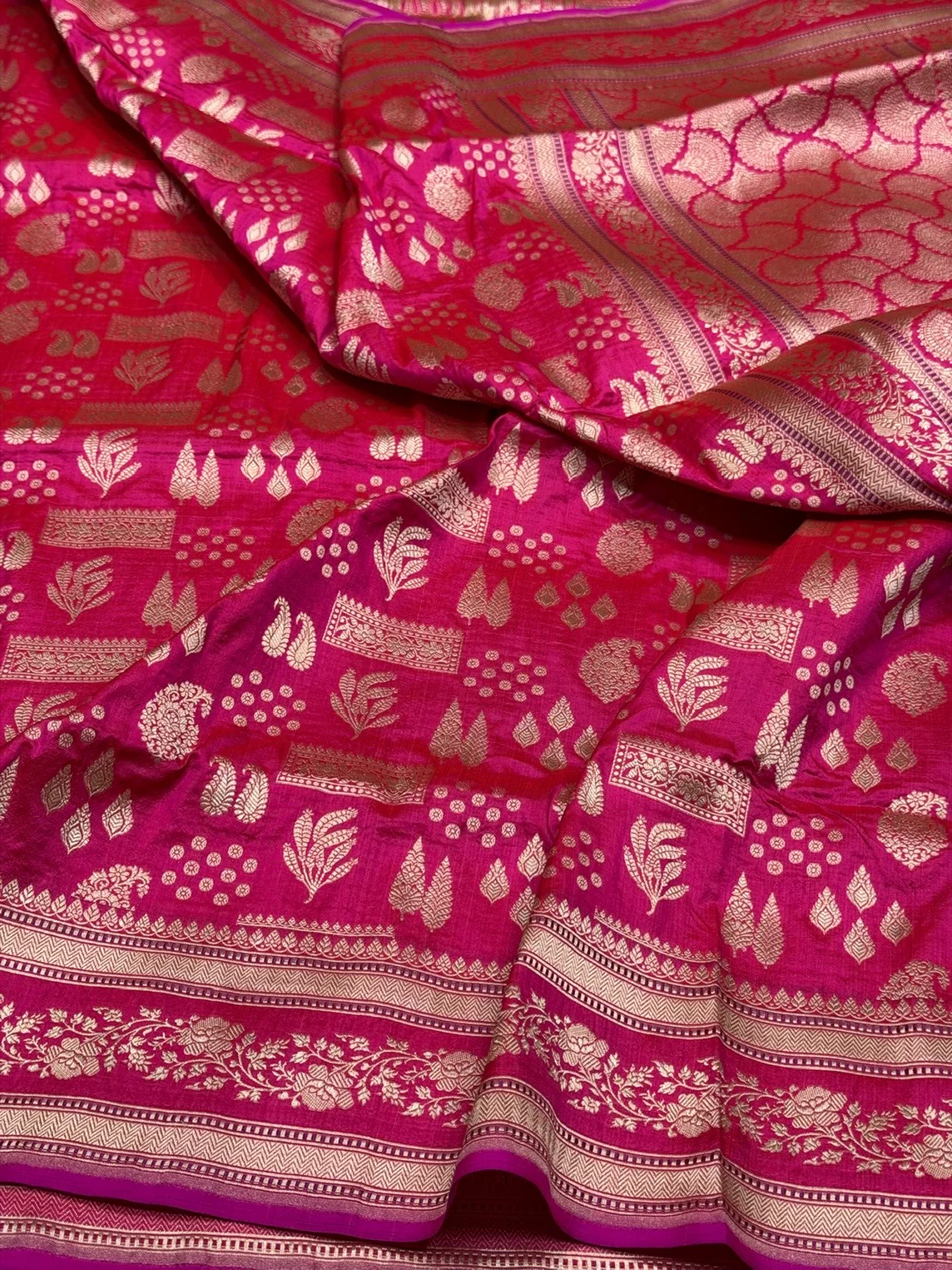 Banarasi Pure Katan Silk Saree | Pure Silk | Cutwork Technique | Banarasi Katan Silk Saree - Image 25