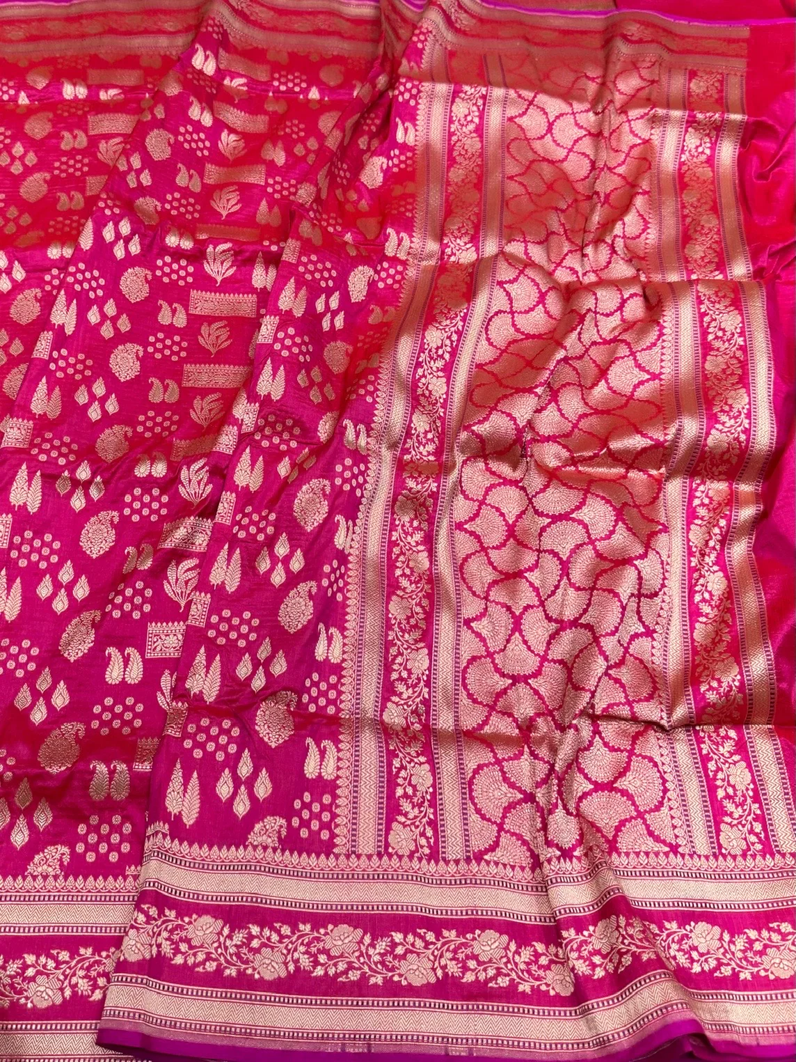 Banarasi Pure Katan Silk Saree | Pure Silk | Cutwork Technique | Banarasi Katan Silk Saree - Image 27