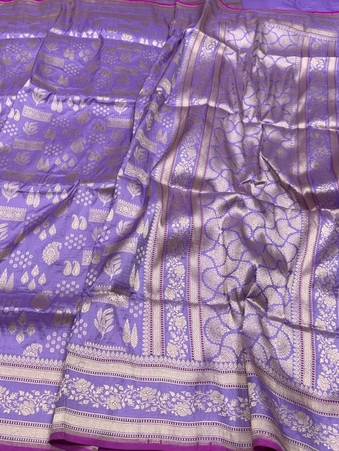Banarasi Pure Katan Silk Saree | Pure Silk | Cutwork Technique | Banarasi Katan Silk Saree - Image 6
