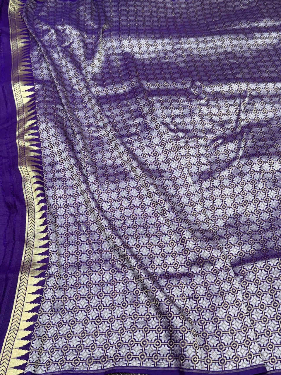 Banarasi Pure Tussar Georgette Saree - Image 6