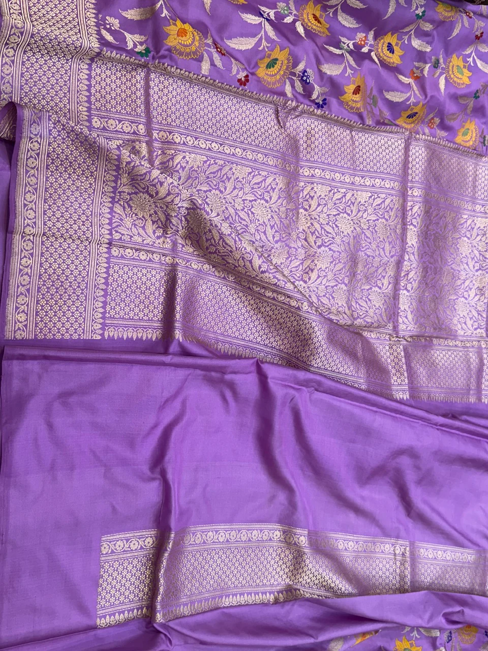Handwoven Banarasi Silk Saree - Image 2