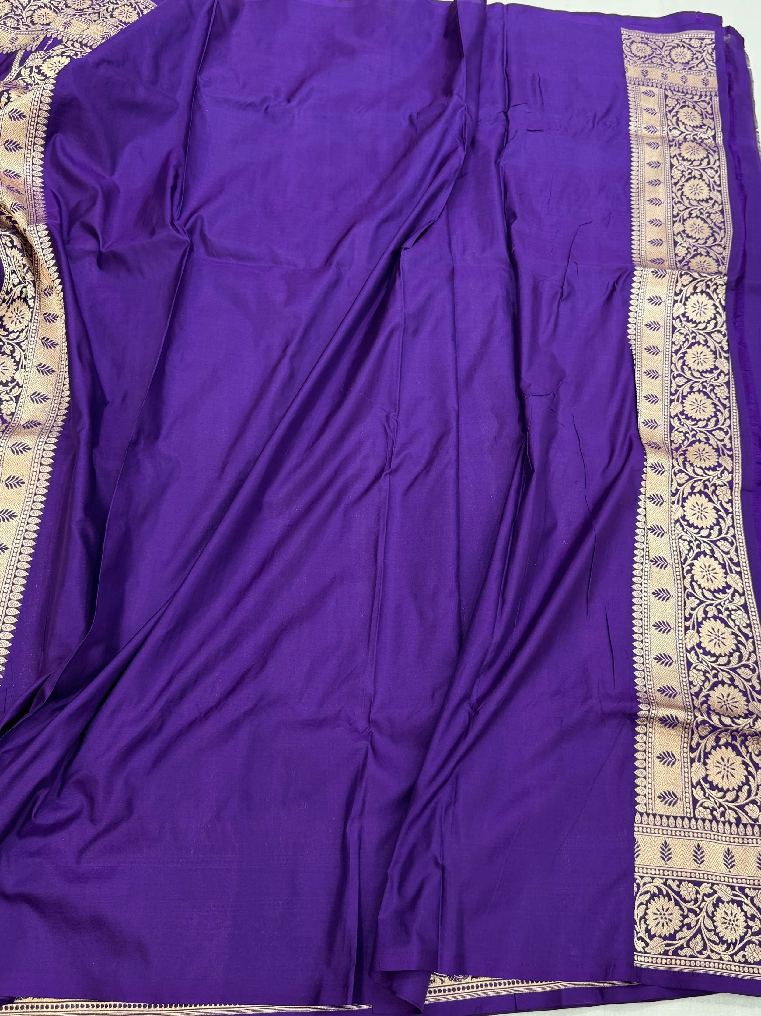 Banarasi Pure Katan Silk Saree | Pure Silk | Cutwork Technique | Banarasi Katan Silk Saree - Image 13