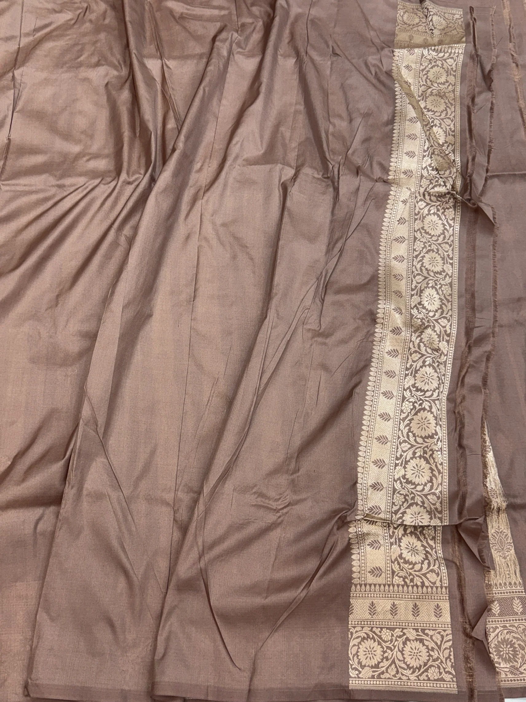 Banarasi Pure Katan Silk Saree | Pure Silk | Cutwork Technique | Banarasi Katan Silk Saree - Image 15