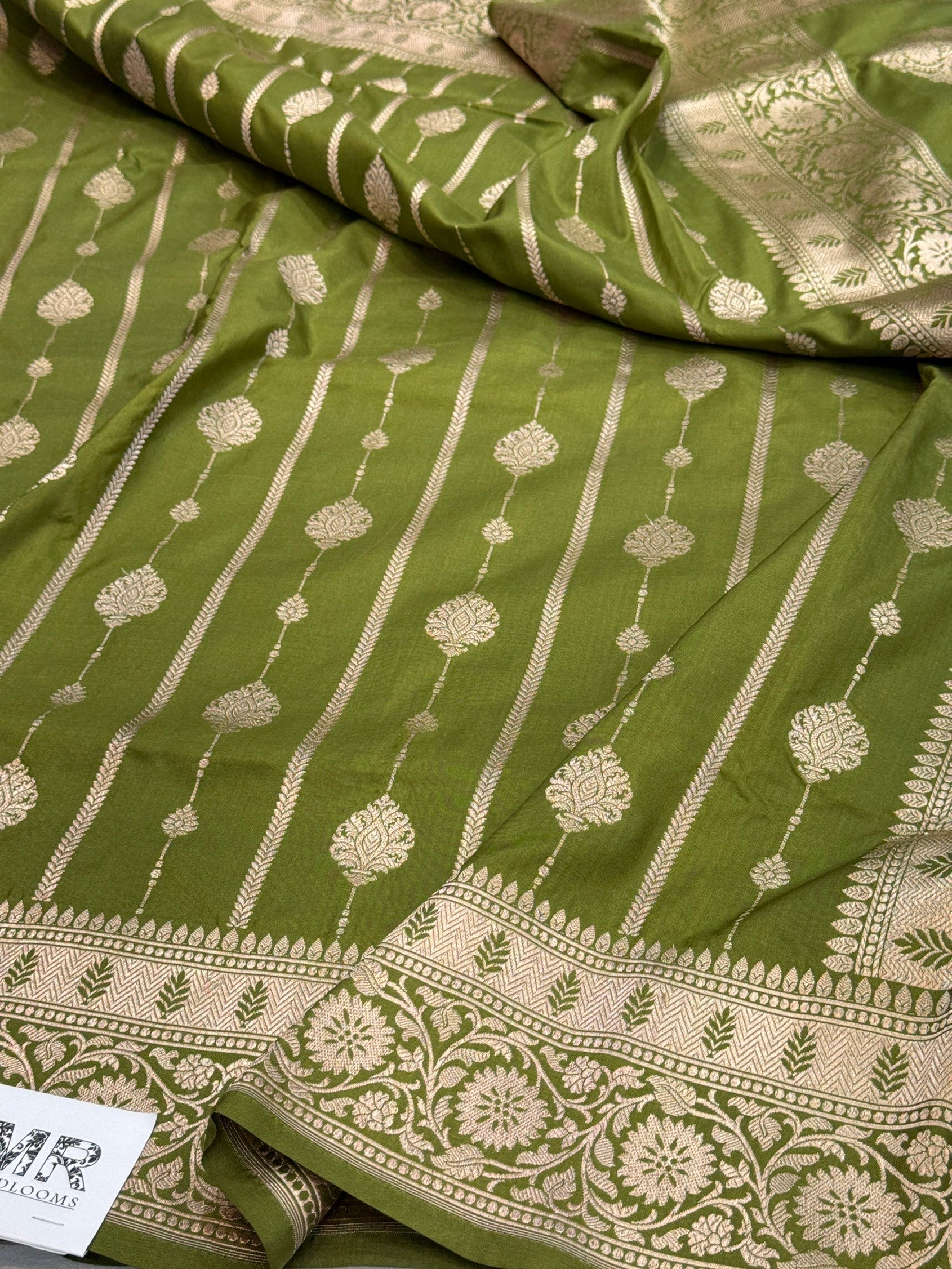 Banarasi Pure Katan Silk Saree | Pure Silk | Cutwork Technique | Banarasi Katan Silk Saree - Image 17