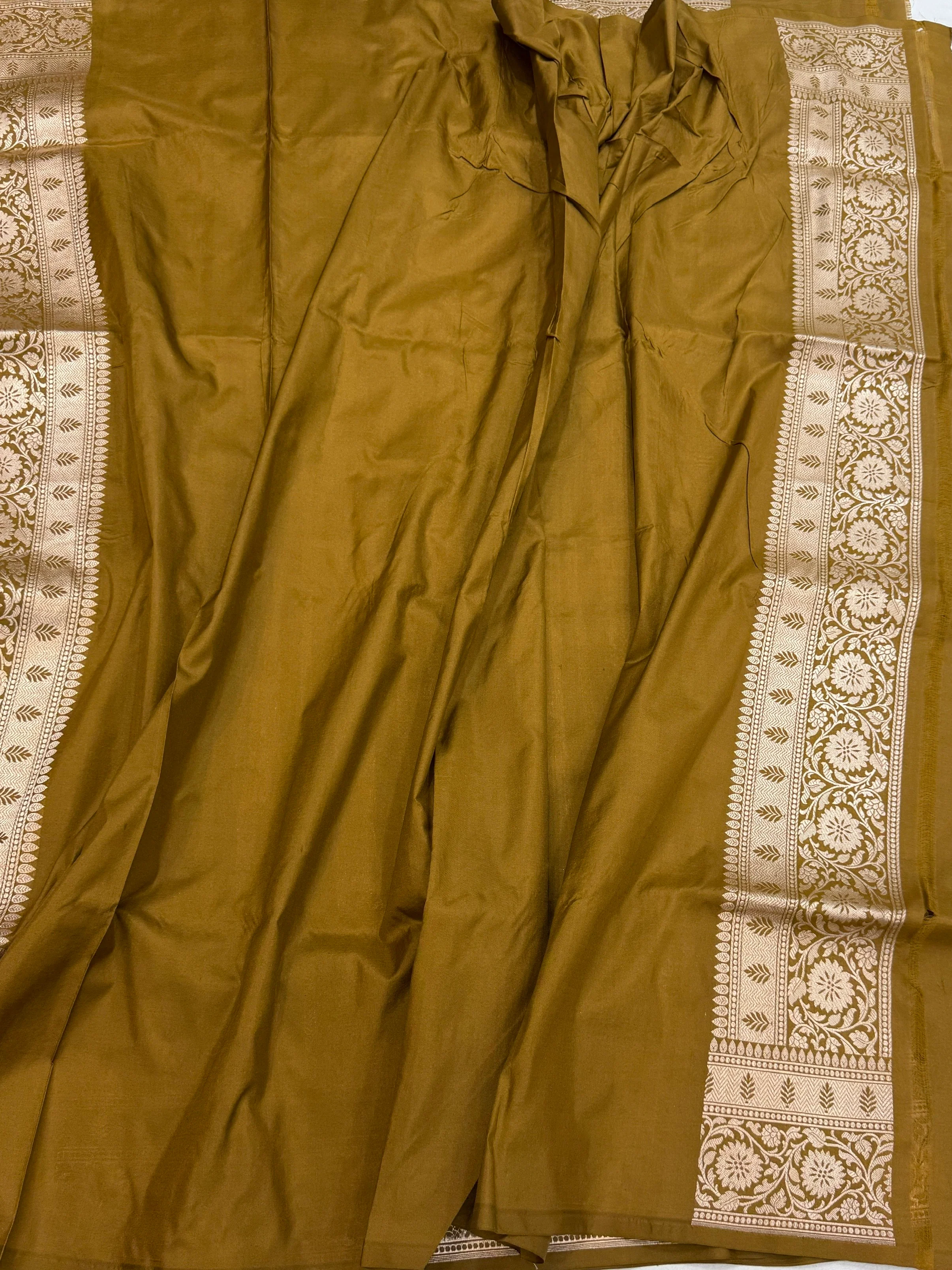 Banarasi Pure Katan Silk Saree | Pure Silk | Cutwork Technique | Banarasi Katan Silk Saree - Image 24