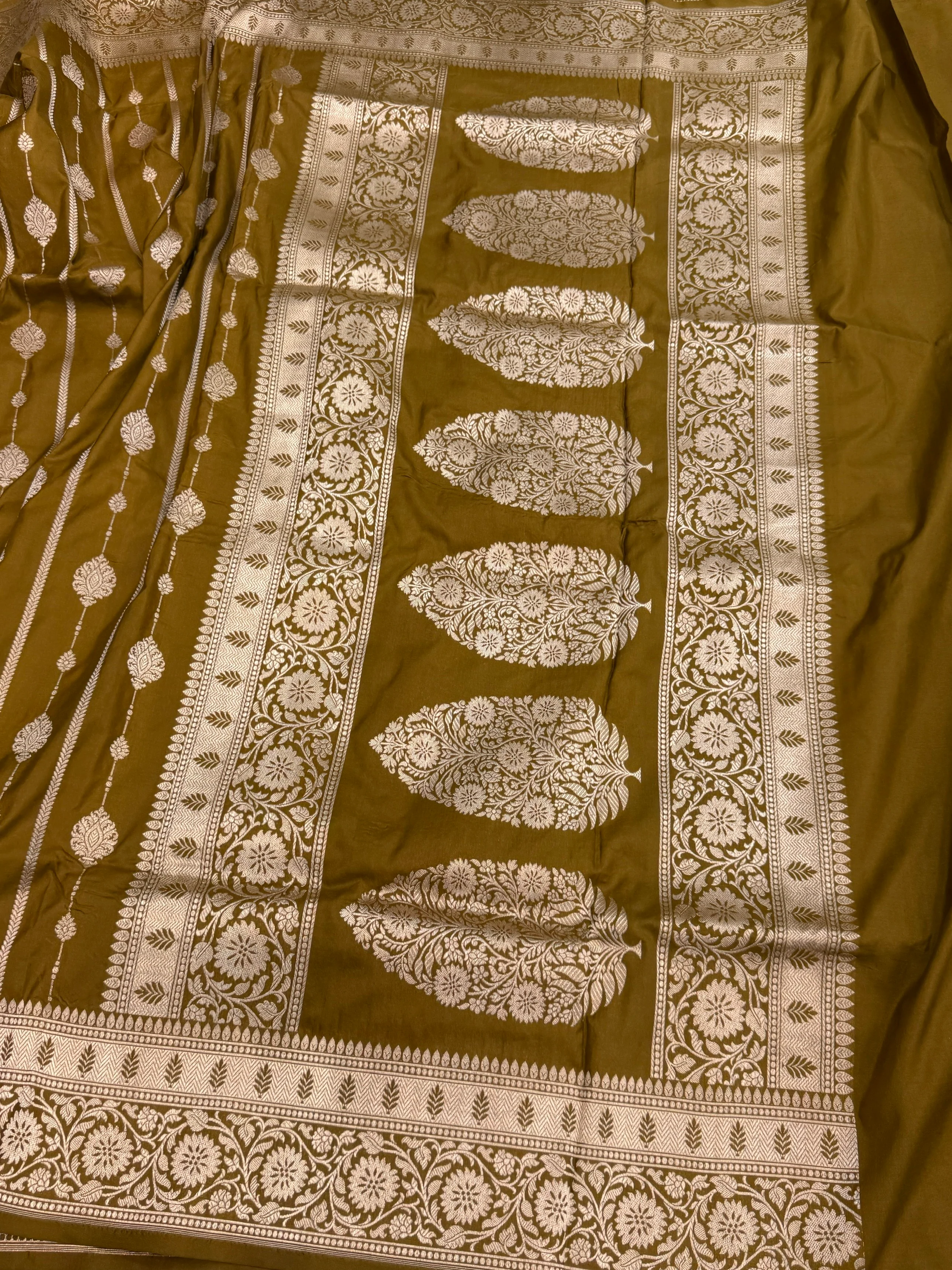 Banarasi Pure Katan Silk Saree | Pure Silk | Cutwork Technique | Banarasi Katan Silk Saree - Image 25