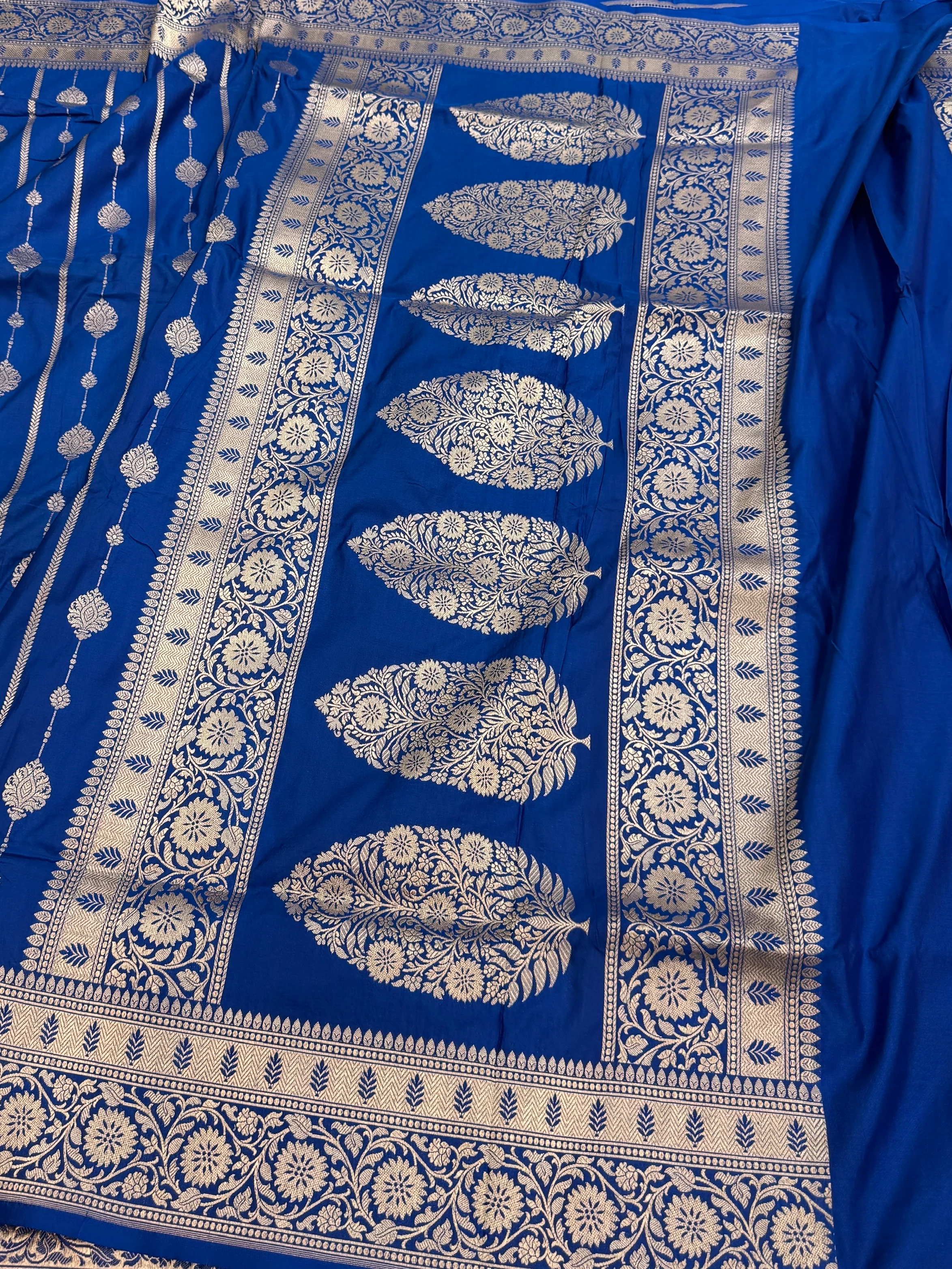 Banarasi Pure Katan Silk Saree | Pure Silk | Cutwork Technique | Banarasi Katan Silk Saree - Image 27