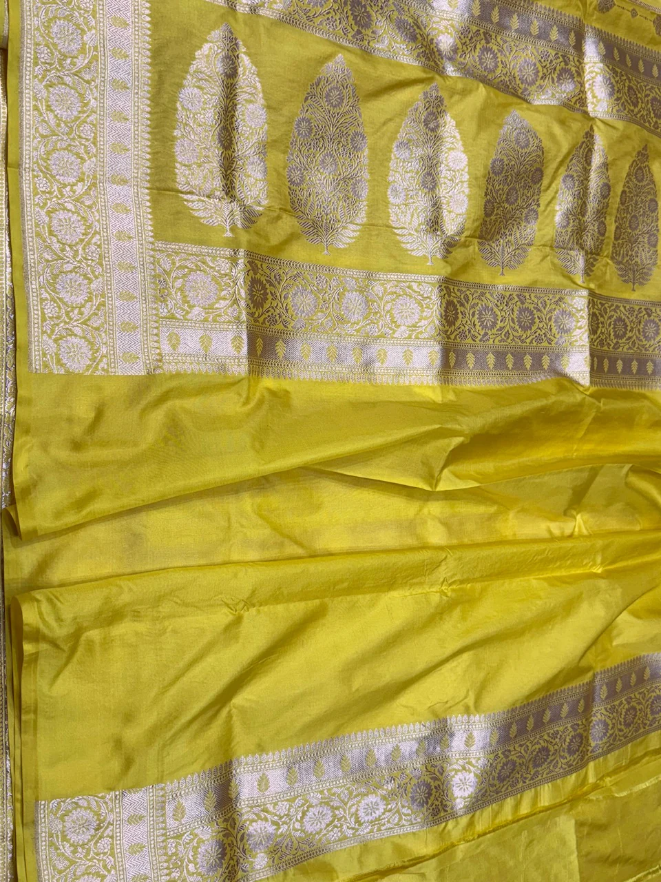 Banarasi Pure Katan Silk Saree | Pure Silk | Cutwork Technique | Banarasi Katan Silk Saree - Image 8