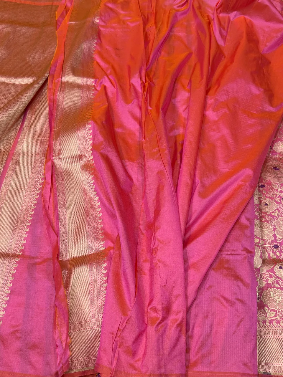 Banarasi Minakari Pure Katan Silk Brocade Saree – Rich Traditional Brocade Weave - Image 2