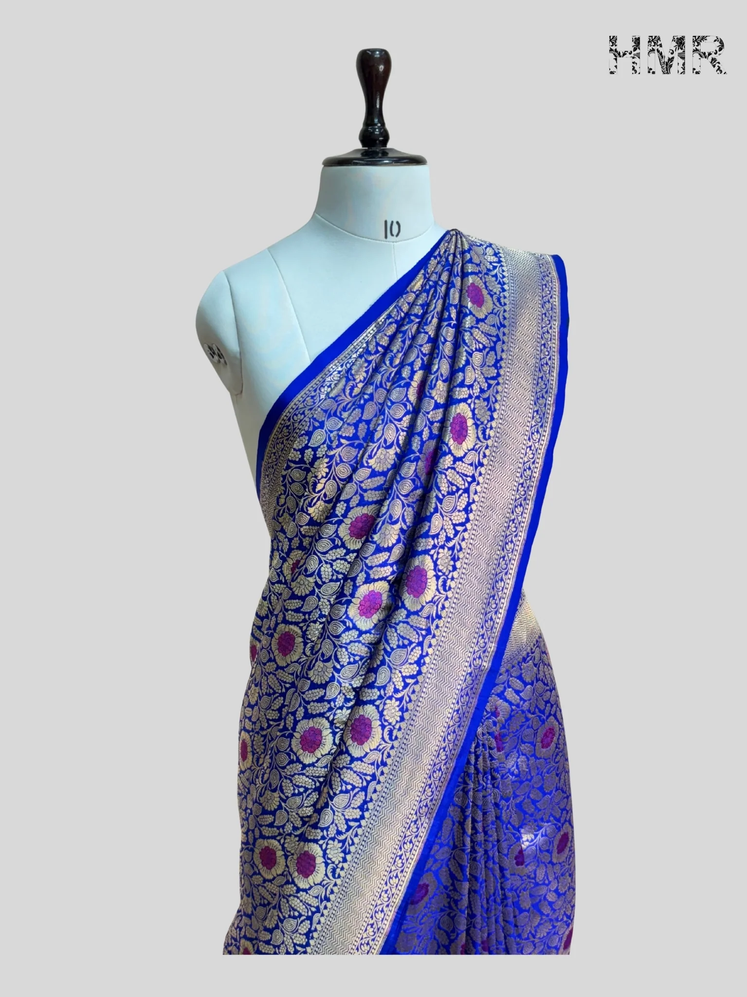 Banarasi Minakari Pure Katan Silk Brocade Saree – Rich Traditional Brocade Weave - Image 3