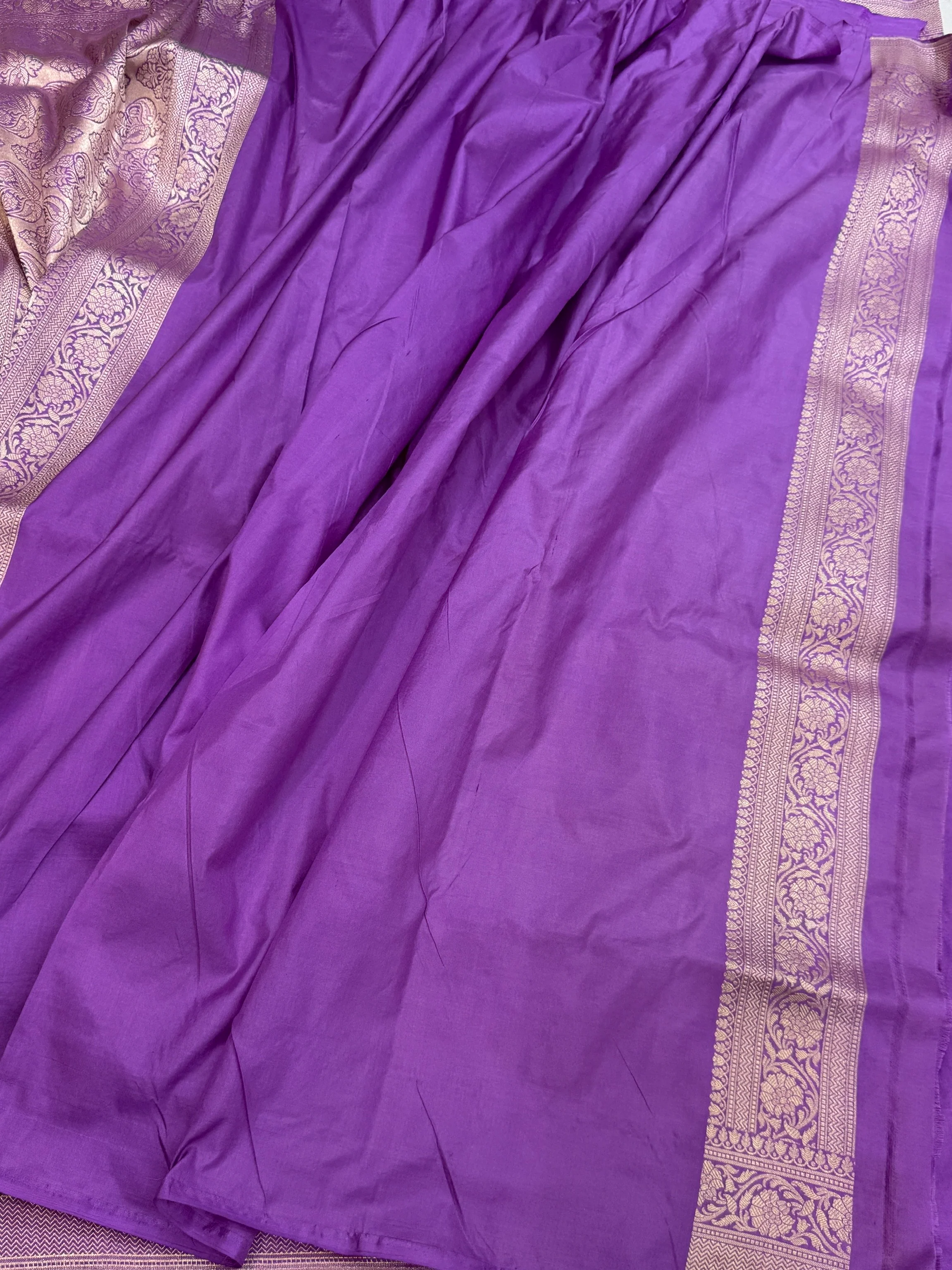 Banarasi Pure Katan Silk Saree | Pure Silk | Cutwork Technique | Banarasi Katan Silk Saree - Image 7