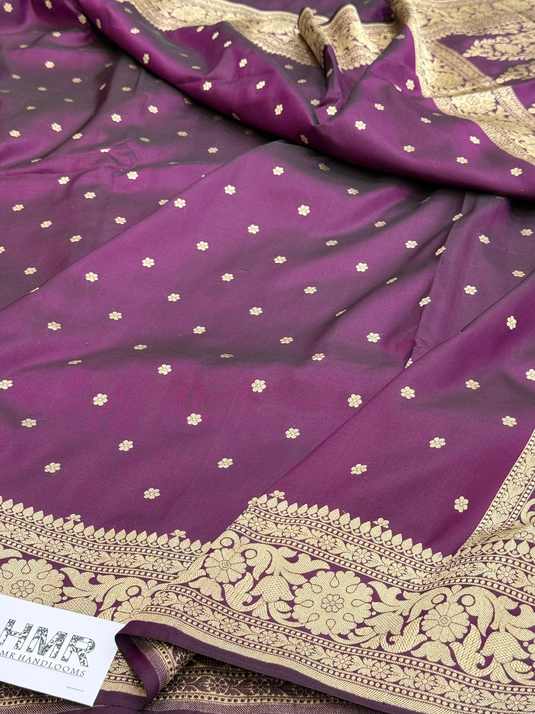 Banarasi Pure Katan Silk Saree | Pure Silk | Cutwork Technique | Banarasi Katan Silk Saree - Image 20