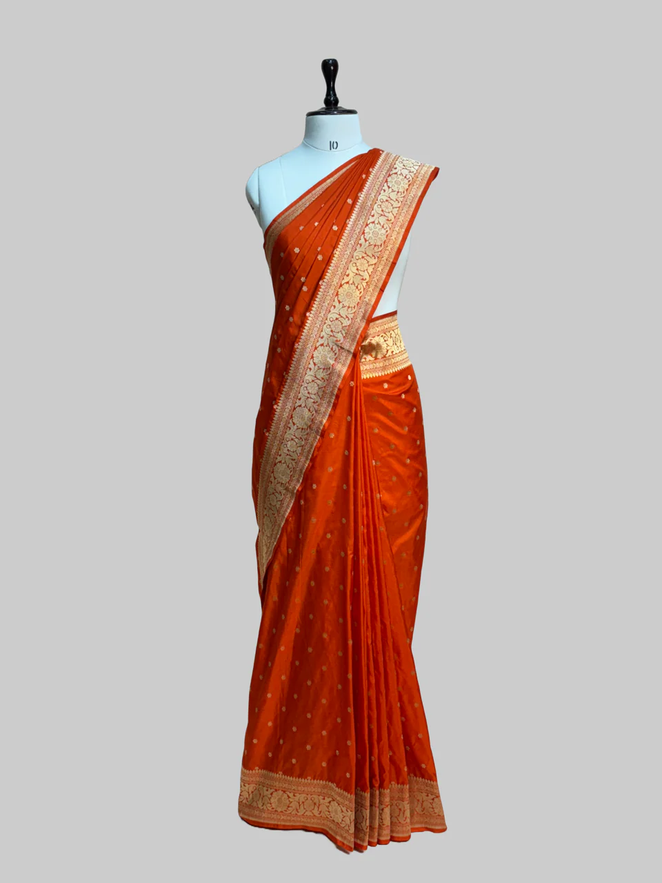 Banarasi Pure Katan Silk Saree | Pure Silk | Cutwork Technique | Banarasi Katan Silk Saree - Image 3