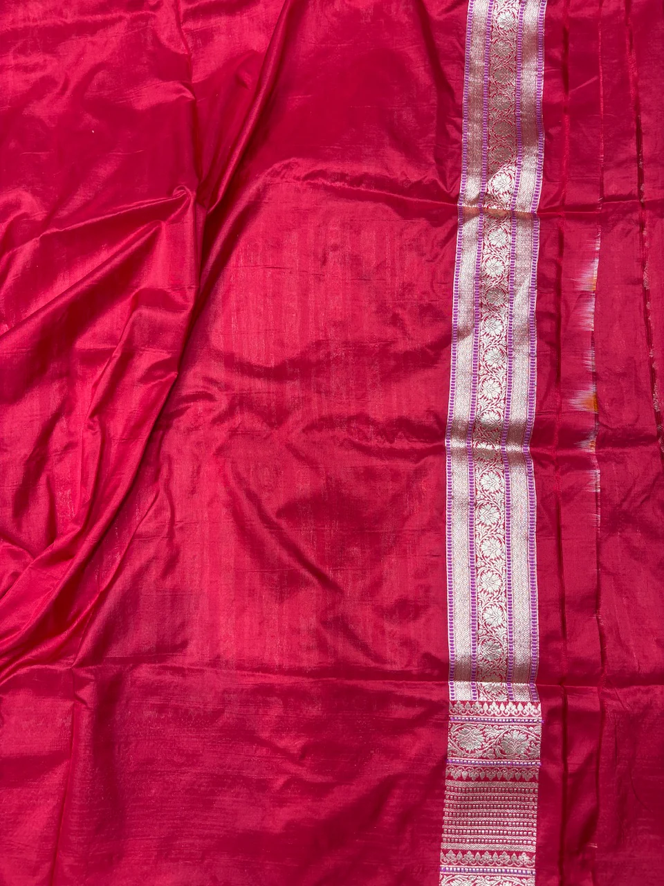Banarasi Pure Katan Silk Saree | Pure Silk | Cutwork Technique | Banarasi Katan Silk Saree - Image 10