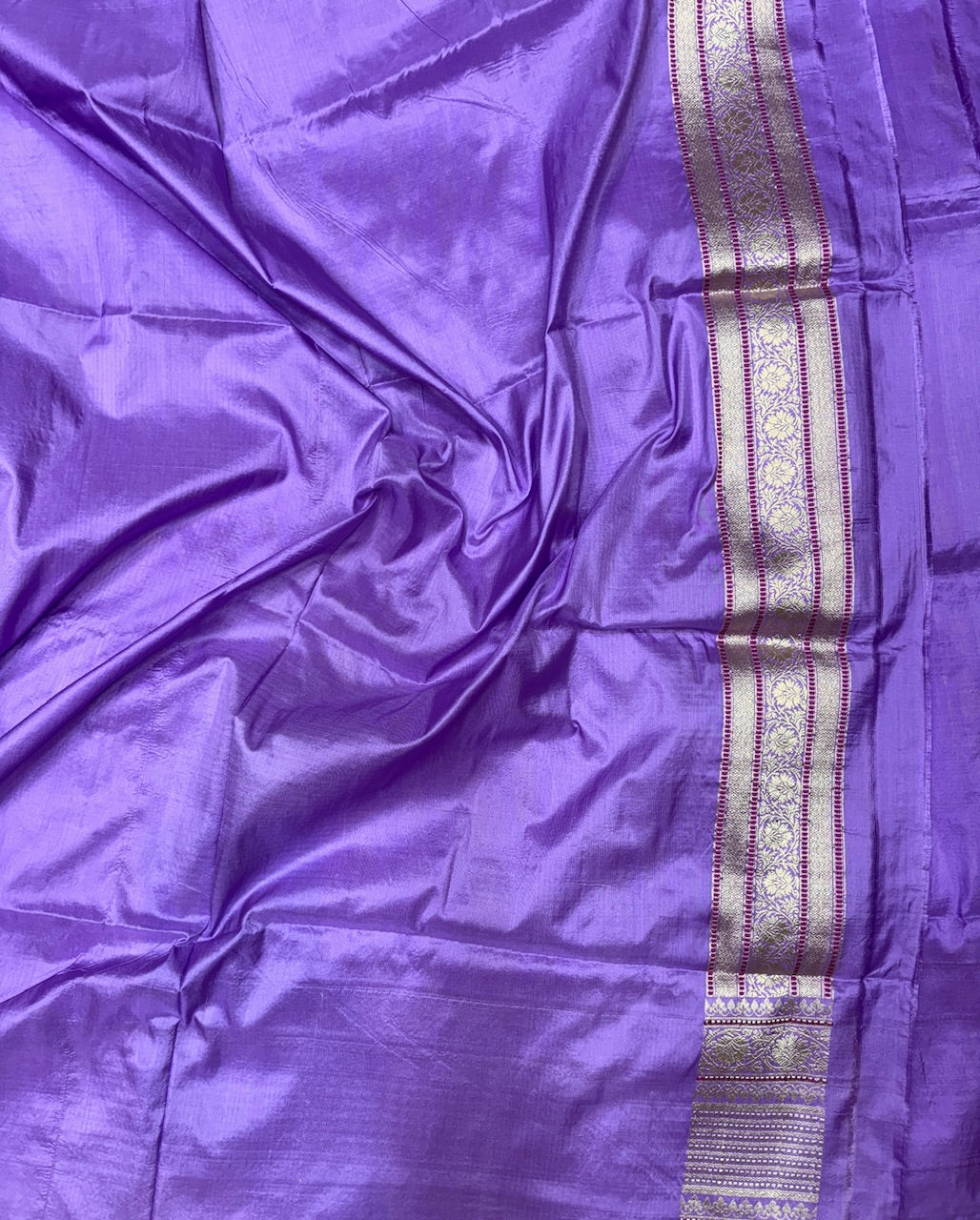 Banarasi Pure Katan Silk Saree | Pure Silk | Cutwork Technique | Banarasi Katan Silk Saree - Image 12