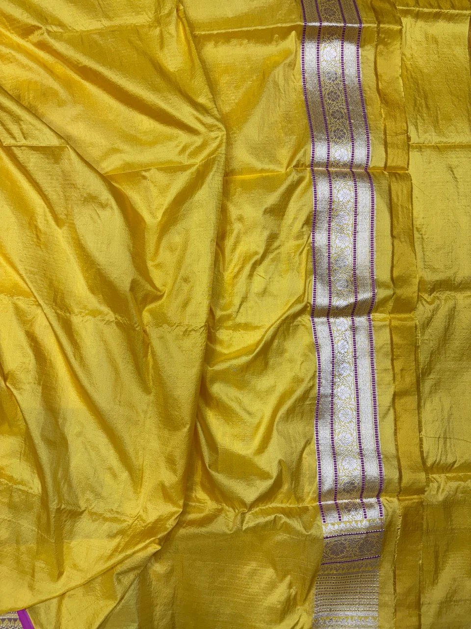 Banarasi Pure Katan Silk Saree | Pure Silk | Cutwork Technique | Banarasi Katan Silk Saree - Image 18