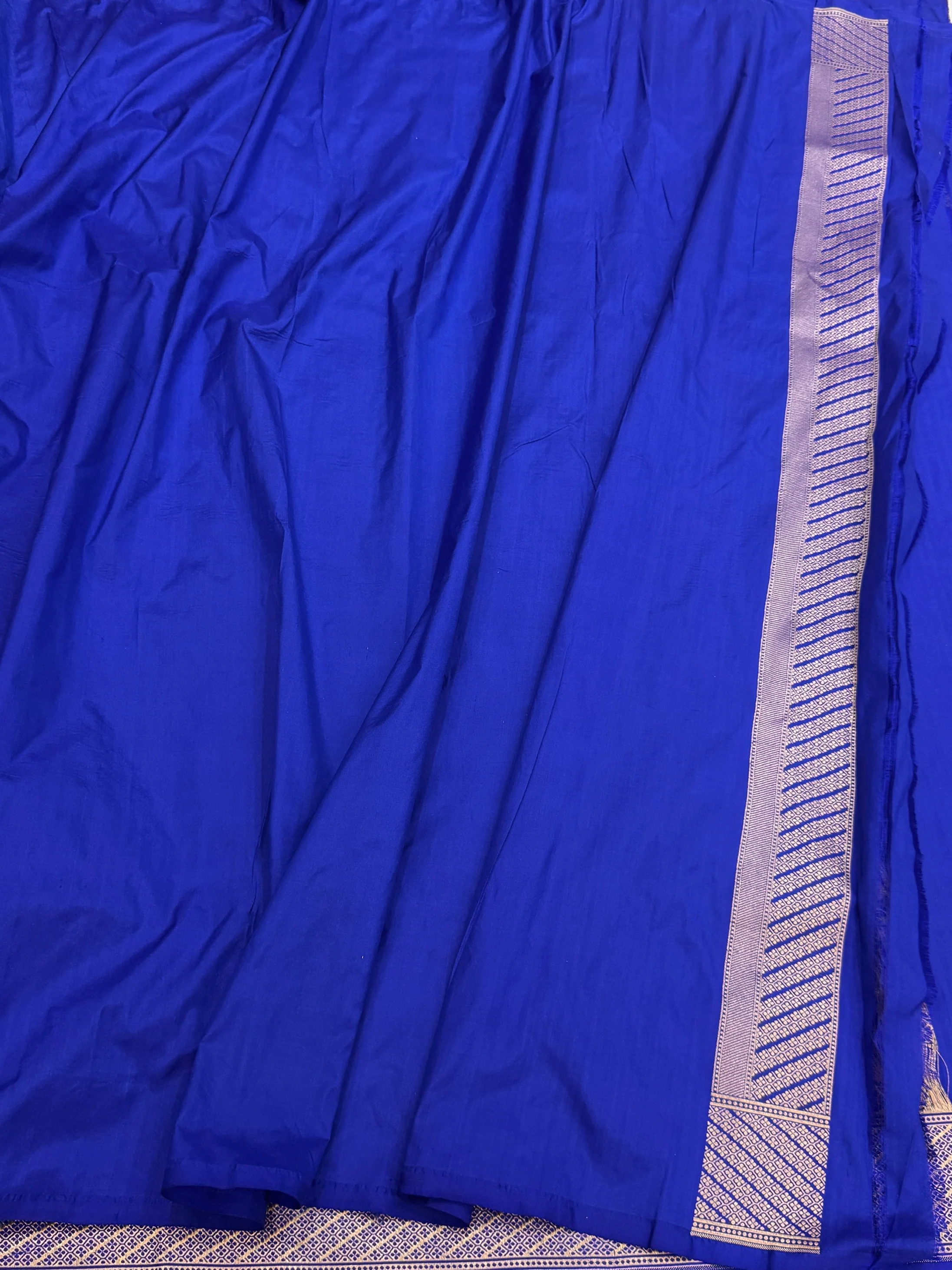 Banarasi Pure Katan Silk Saree | Pure Silk | Cutwork Technique | Banarasi Katan Silk Saree - Image 8