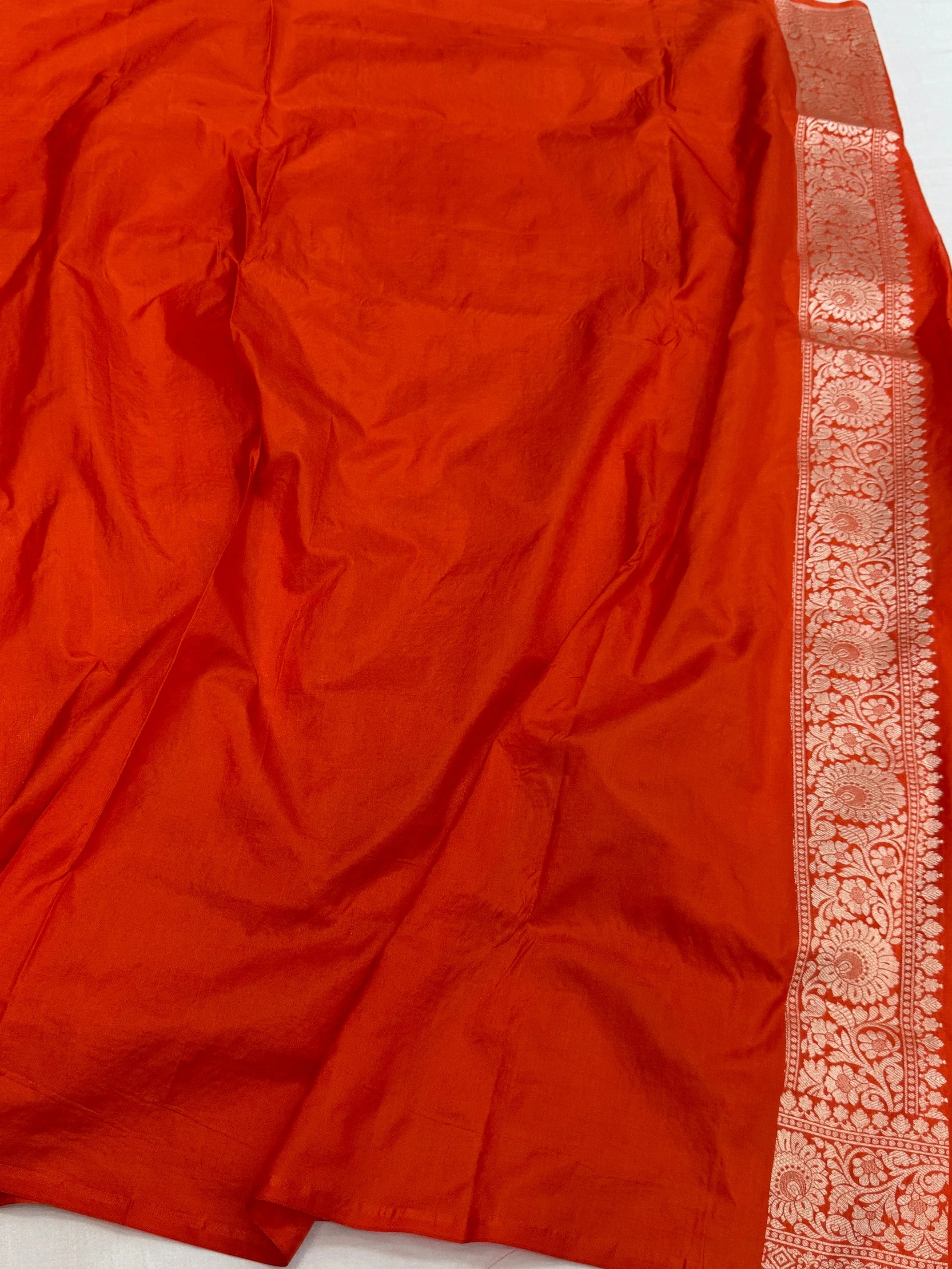 Banarasi Pure Katan Silk Saree | Pure Silk | Cutwork Technique | Banarasi Katan Silk Saree - Image 2