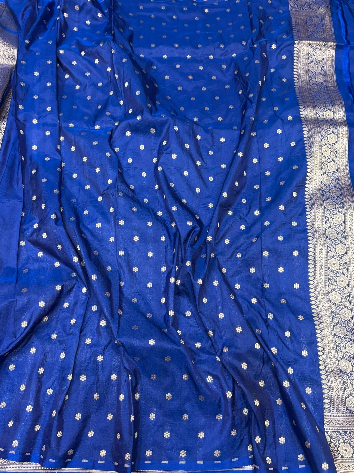 Banarasi Pure Katan Silk Saree | Pure Silk | Cutwork Technique | Banarasi Katan Silk Saree - Image 5