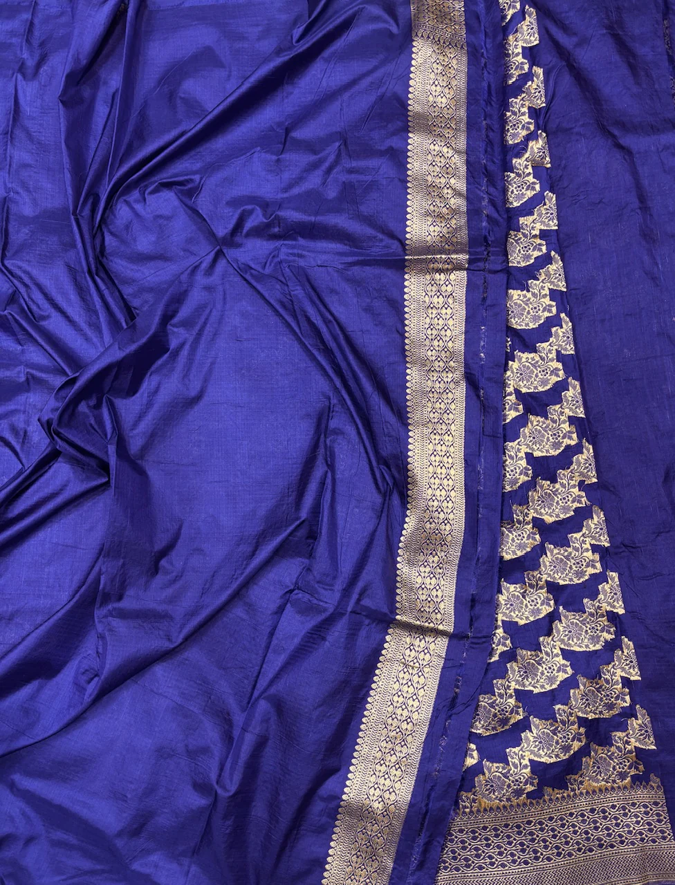 Banarasi Pure Katan Silk Saree | Pure Silk | Cutwork Technique | Banarasi Katan Silk Saree - Image 2
