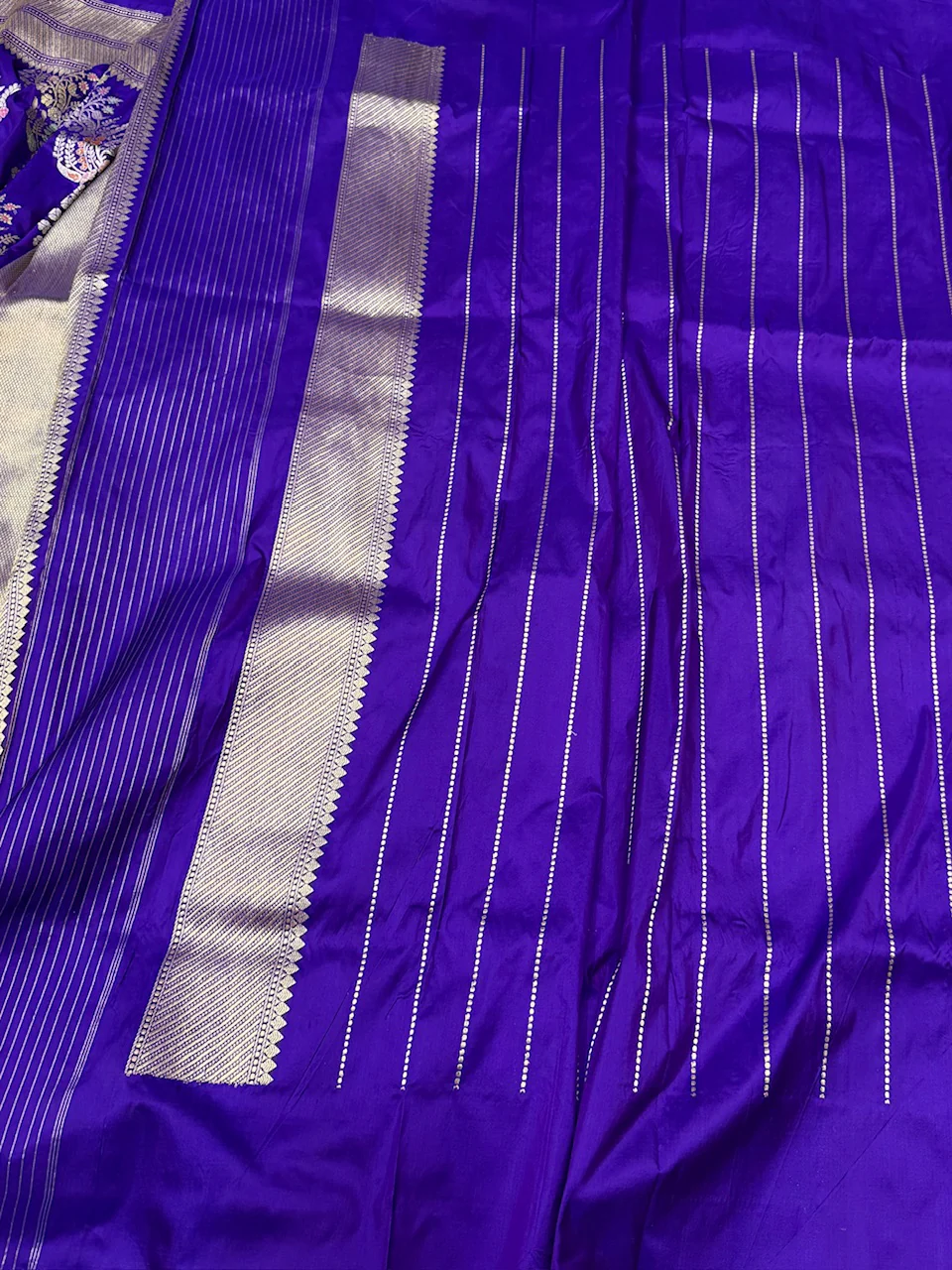 Handwoven Banarasi Pure Silk Saree - Image 3