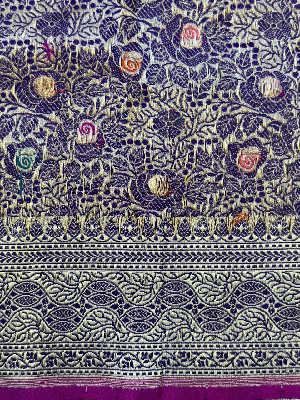 Handwoven Banarasi Pure Silk Brocade Saree - Image 5