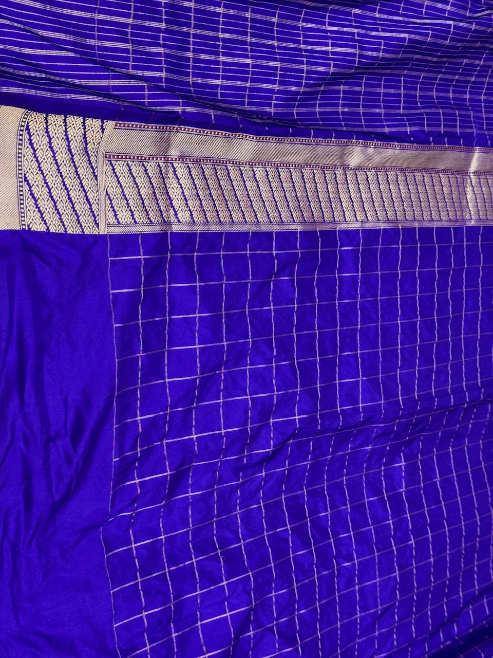 Rangkaat Handwoven Banarasi Saree - Image 5