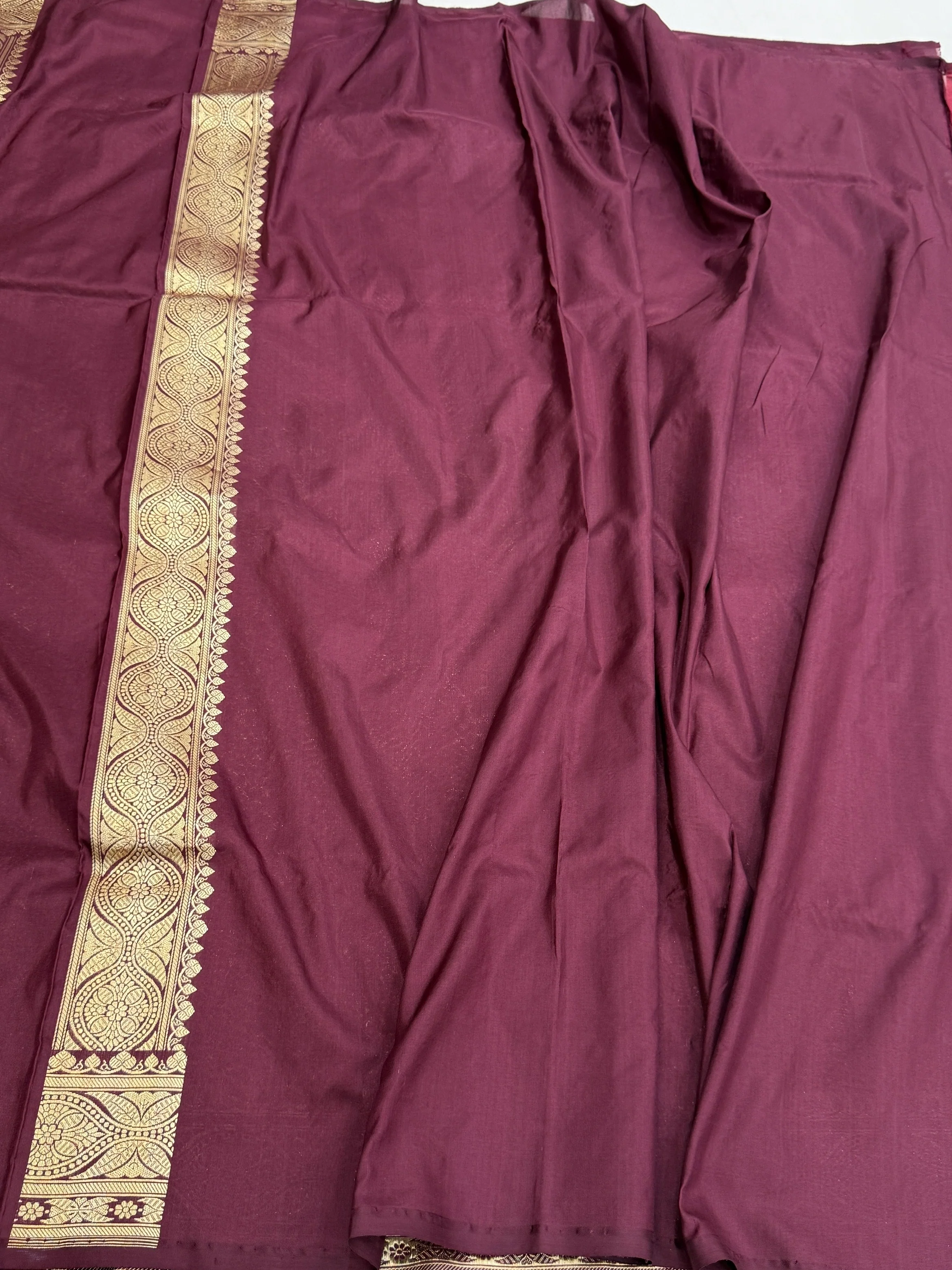 Banarasi Pure Silk Brocade Saree in Katan Mulberry Silk – Timeless Banaras Elegance - Image 2