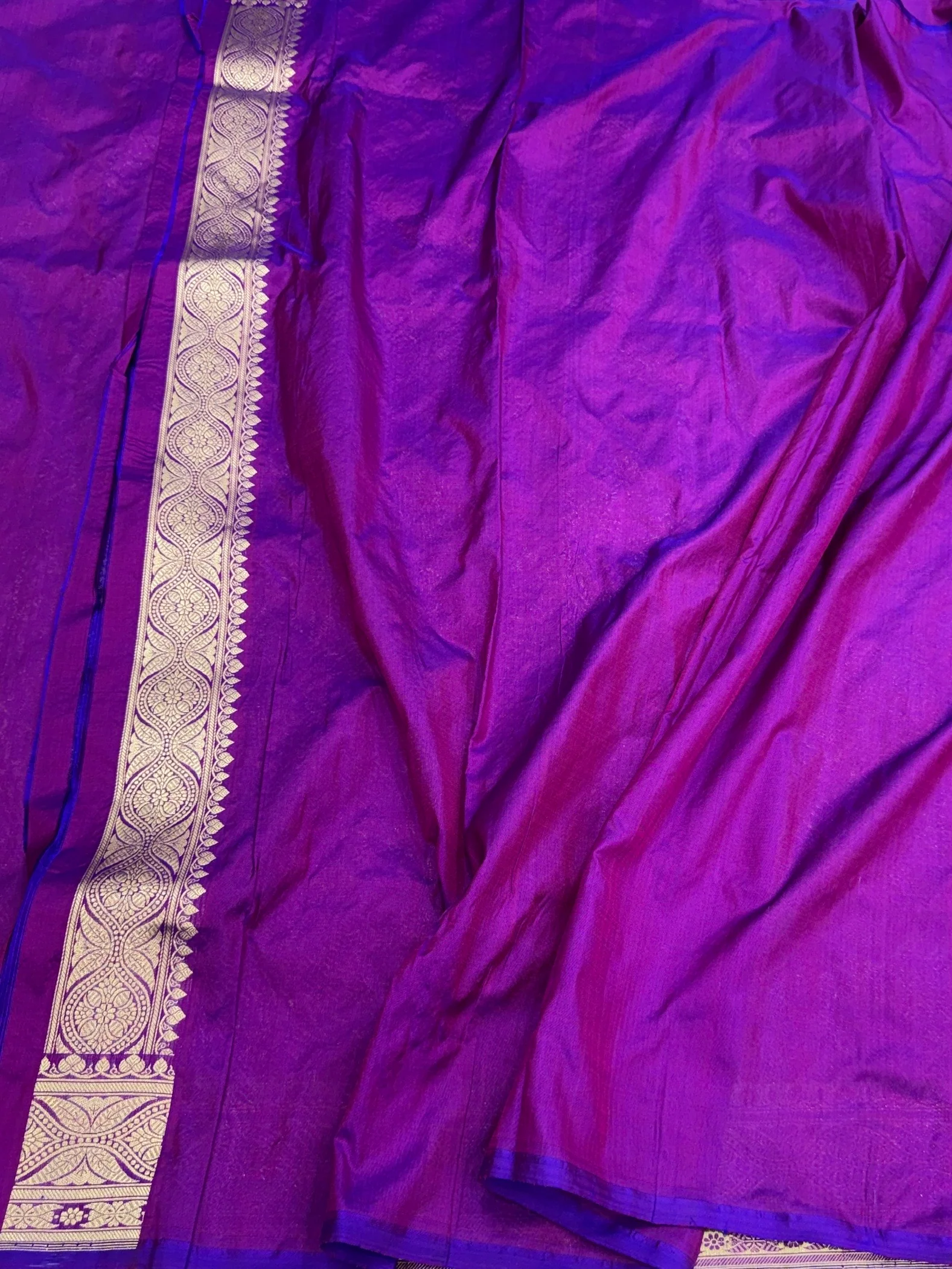 Banarasi Pure Silk Brocade Saree in Katan Mulberry Silk – Timeless Banaras Elegance - Image 5