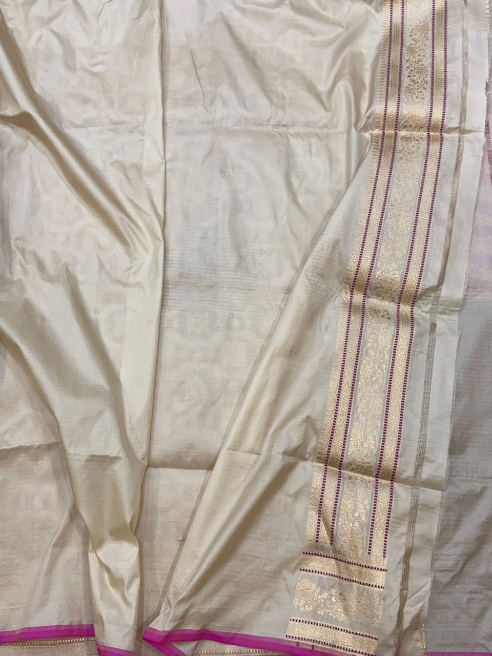 Banarasi Pure Katan Silk Saree | Pure Silk | Cutwork Technique | Banarasi Katan Silk Saree - Image 18